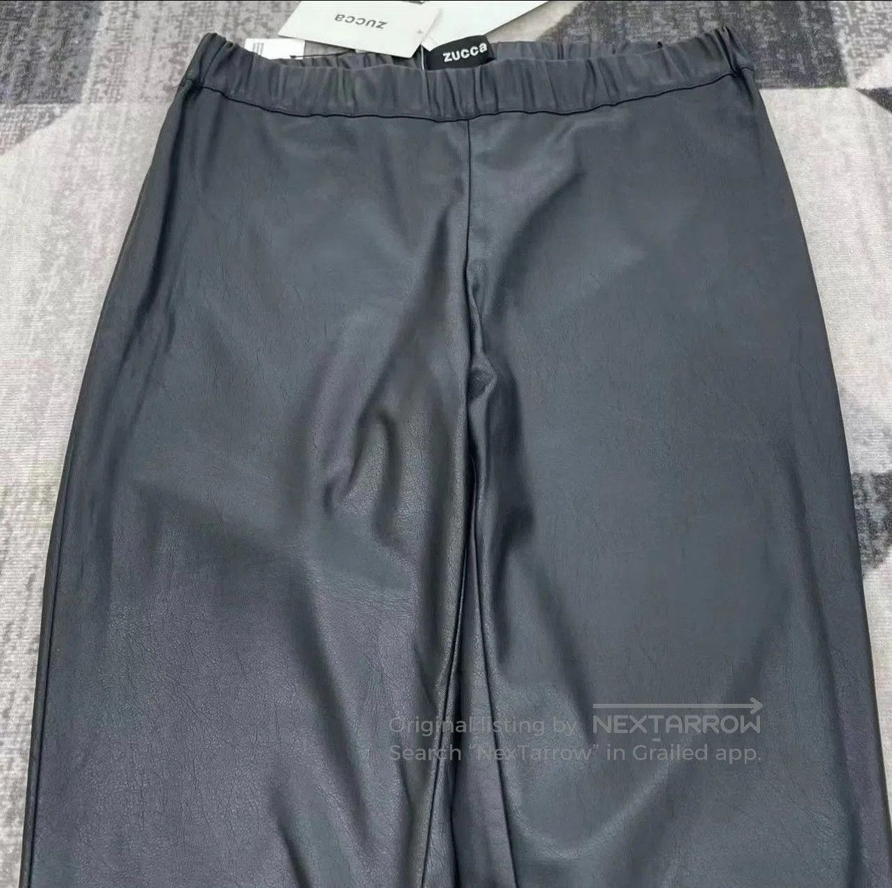 Zucca Zucca Japan Distressed Leather Leggings. Size 26" / US 2 / IT 38 - 2 Thumbnail
