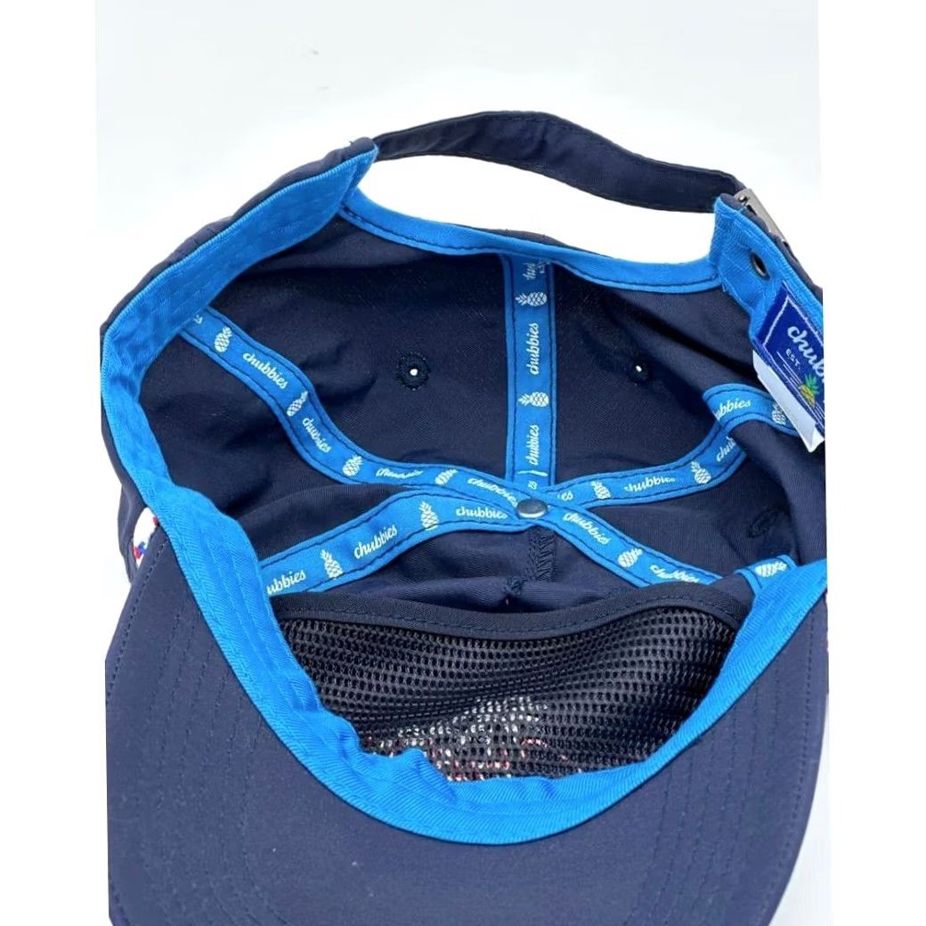 Chubbies Chubbies Hats Strapback Navy Blue Nylon Rope Brim Cap Surfer Mens OSFA New Size ONE SIZE - 6 Thumbnail
