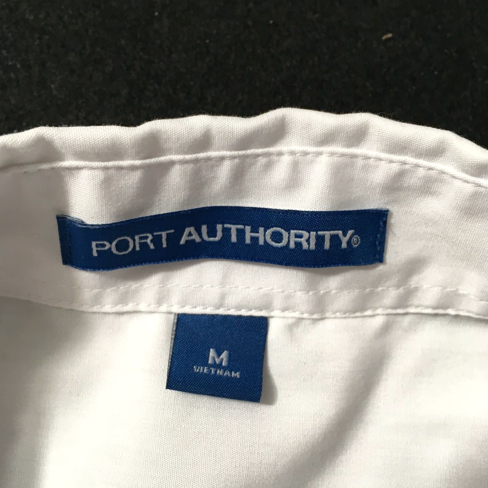 Port Authority Port Authority White Button-Up Long Sleeve Collared Shirt Mens MEDIUM ALHAMBRA Size US M / EU 48-50 / 2 - 3 Thumbnail