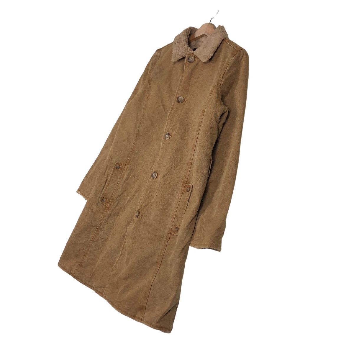 Japanese Brand 🔥Vintage Detroit Long Jacket Duck Canvas Double Name Size US M / EU 48-50 / 2 - 2 Thumbnail
