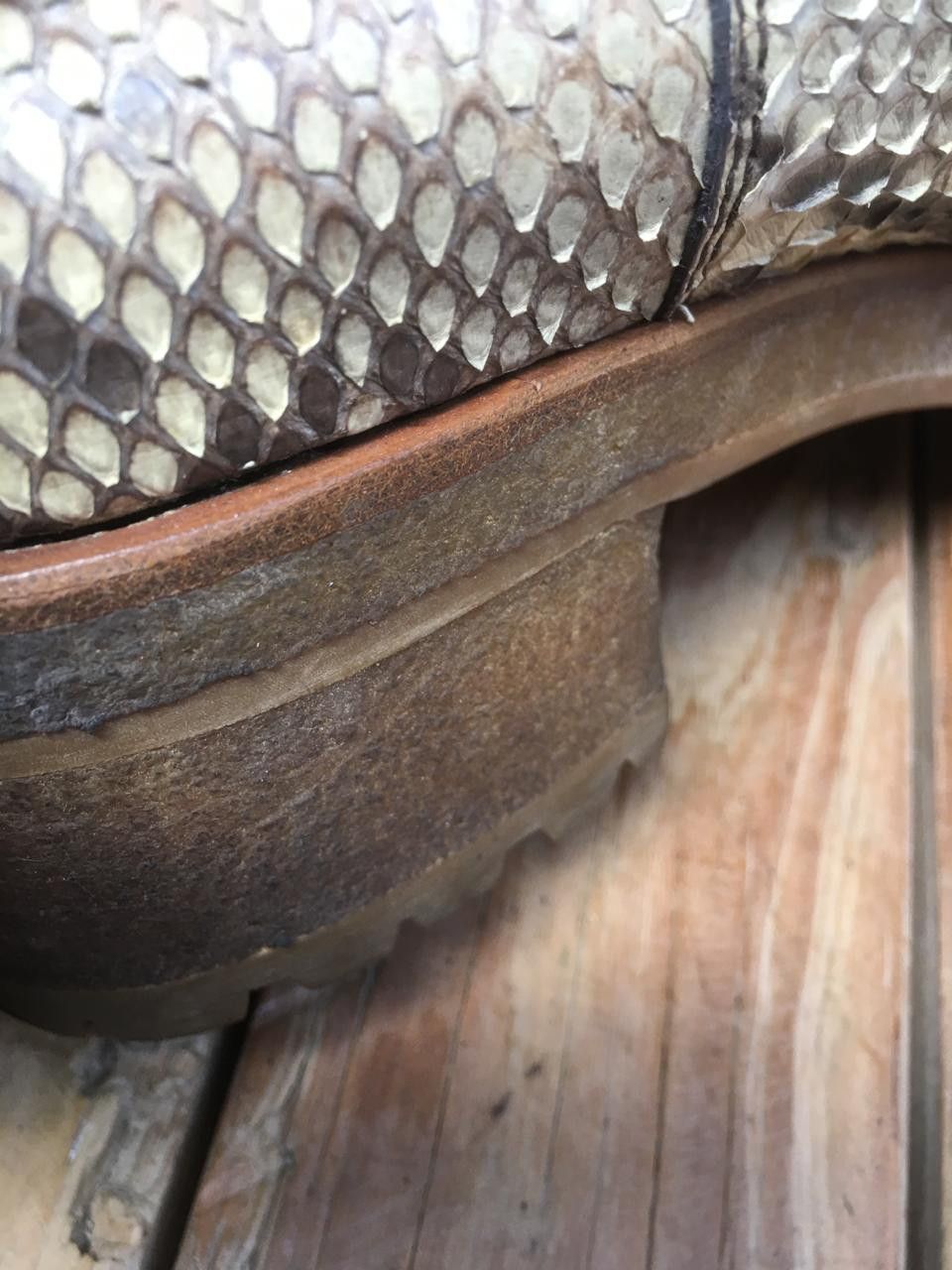 Prada Prada Milano exotic Snake skin Pull on leather boots EUR 38 Size US 8 / IT 38 - 5 Thumbnail