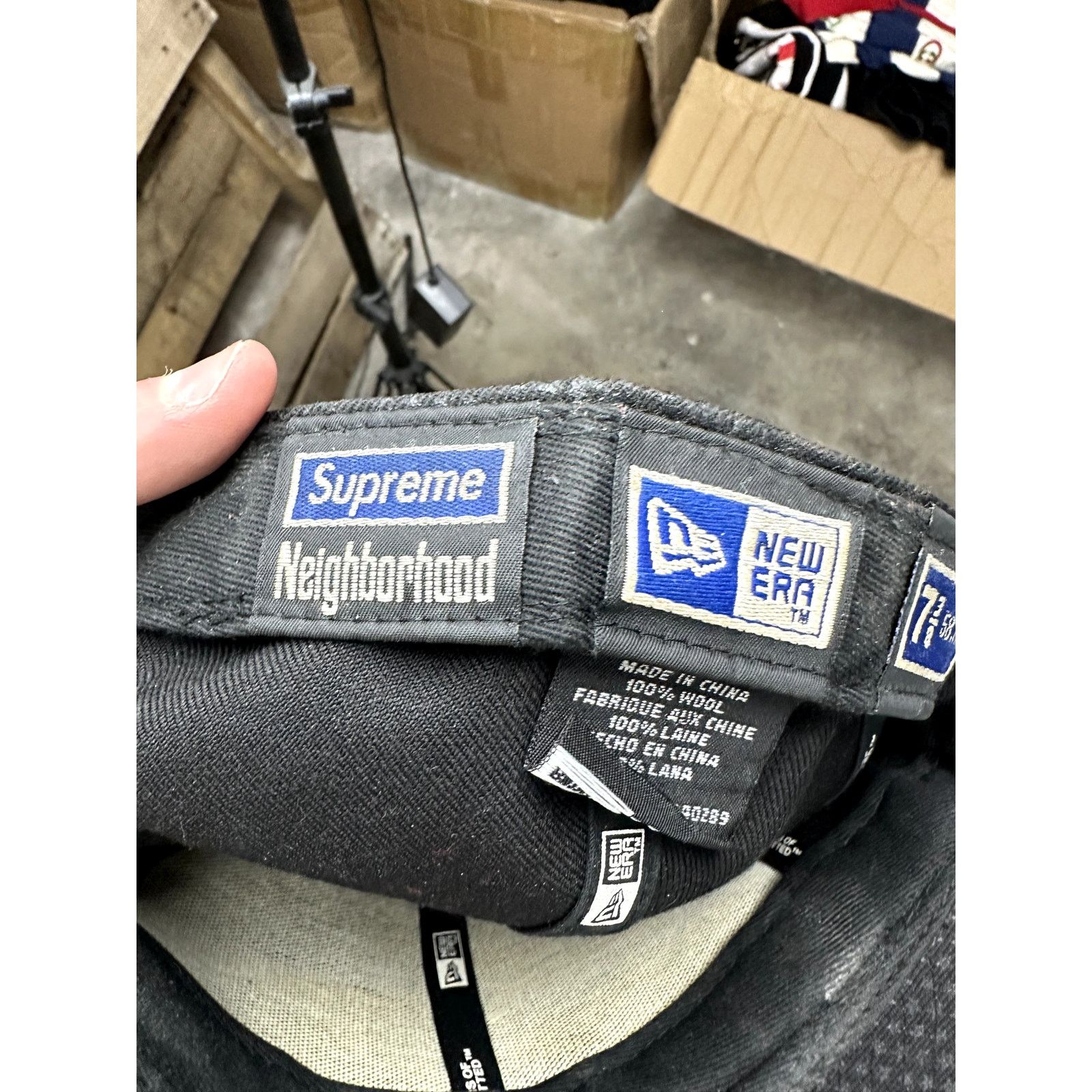 Supreme Supreme Cap Black Humanity Justice Freedom Used 7 3/8 Size ONE SIZE - 5 Thumbnail