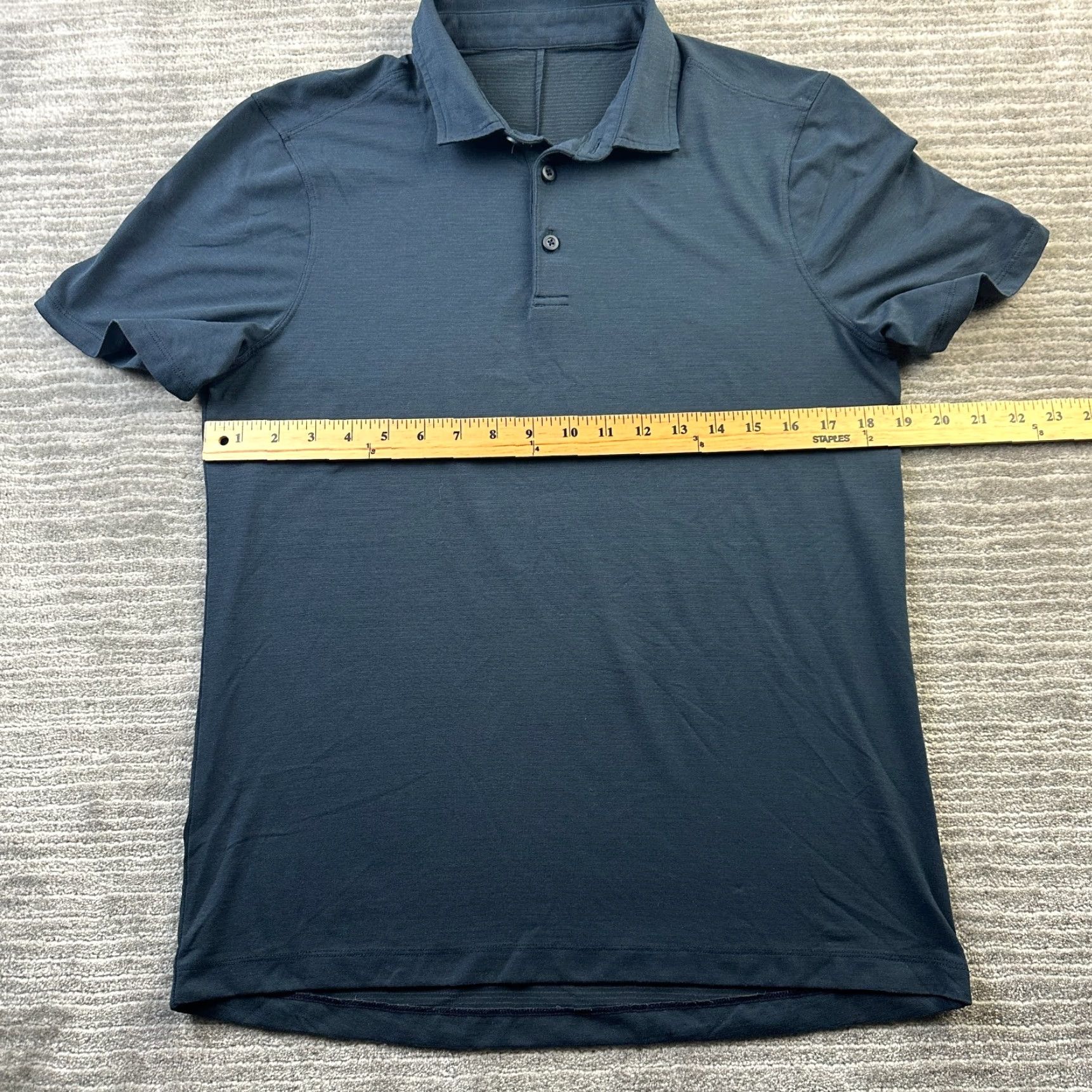 Lululemon Lululemon Polo Shirt Mens Medium Blue Evolution Performance Top Size US M / EU 48-50 / 2 - 6 Thumbnail