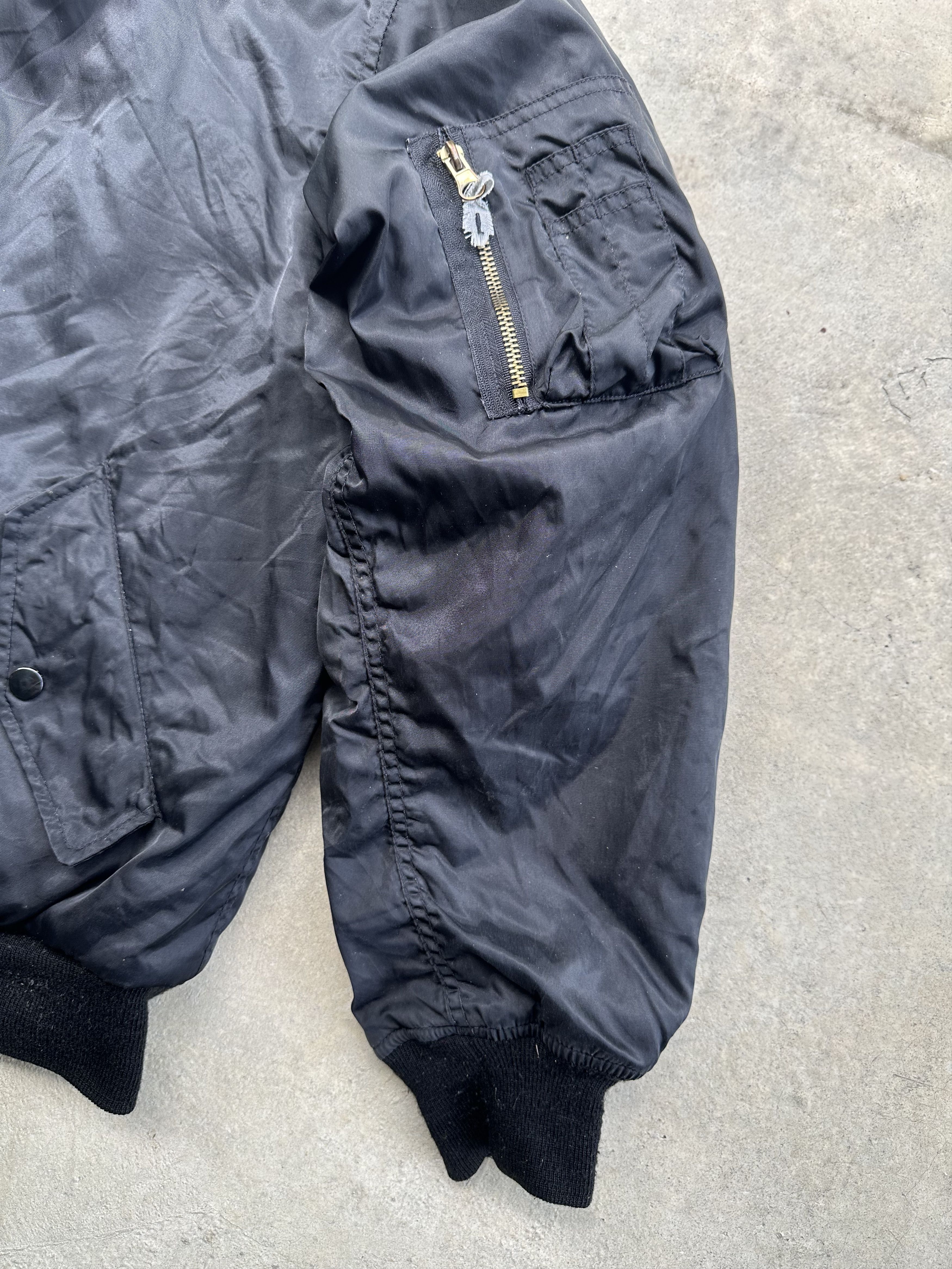 Vintage Vintage 90s MA-1 Campri Reversible Bomber Jacket Size US M / EU 48-50 / 2 - 5 Thumbnail