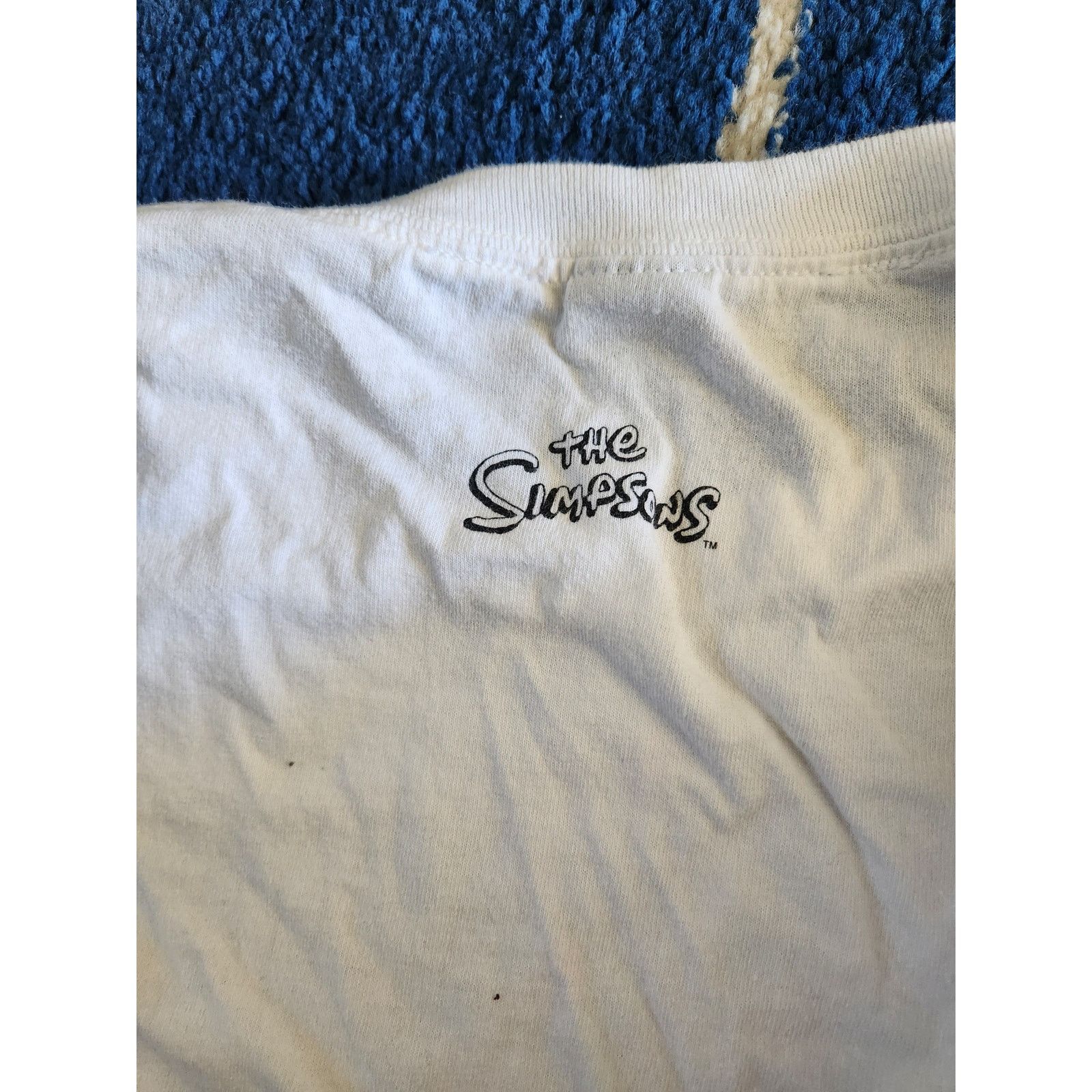 The Simpsons Vintage The Simpsons China Town White Tee Shirt Size US XL / EU 56 / 4 - 6 Thumbnail