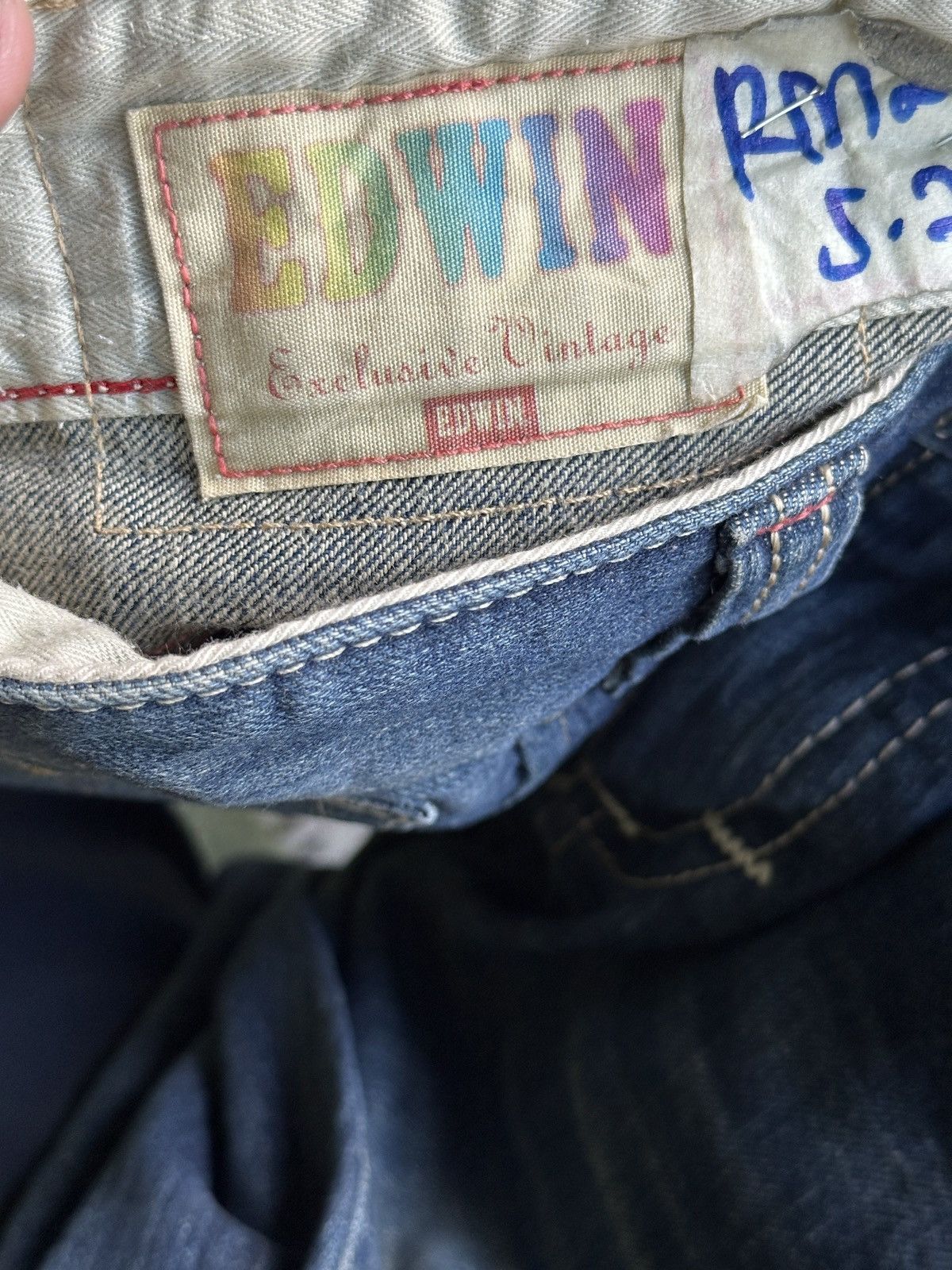 If Six Was Nine Vintage Edwin Exclusive Vintage Rainbow 💥 Size US 32 / EU 48 - 7 Thumbnail