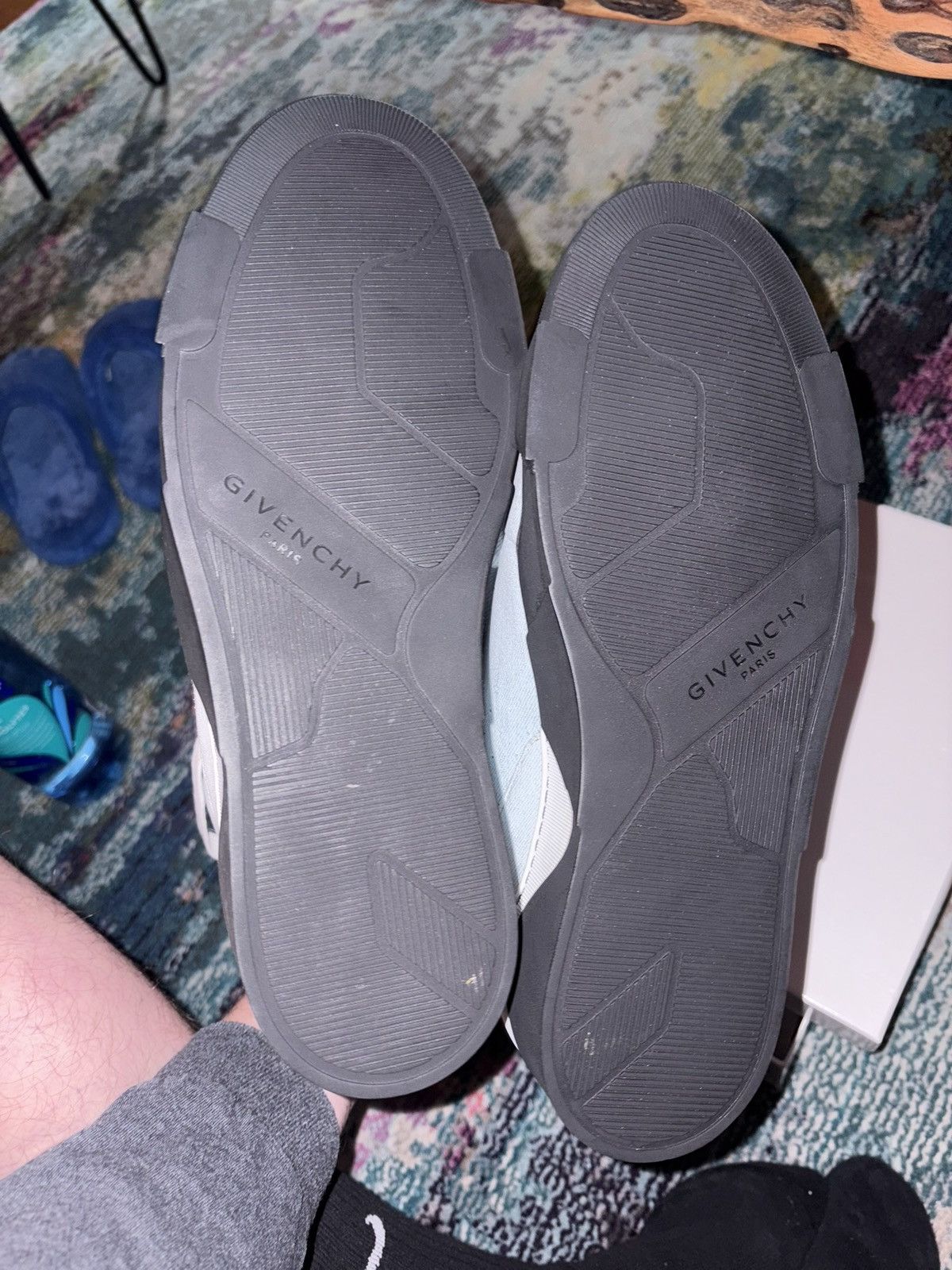 Givenchy 2016 DS GIVENCHY DENIM TYSON SNEAKERS Size US 13 / EU 46 - 8 Thumbnail