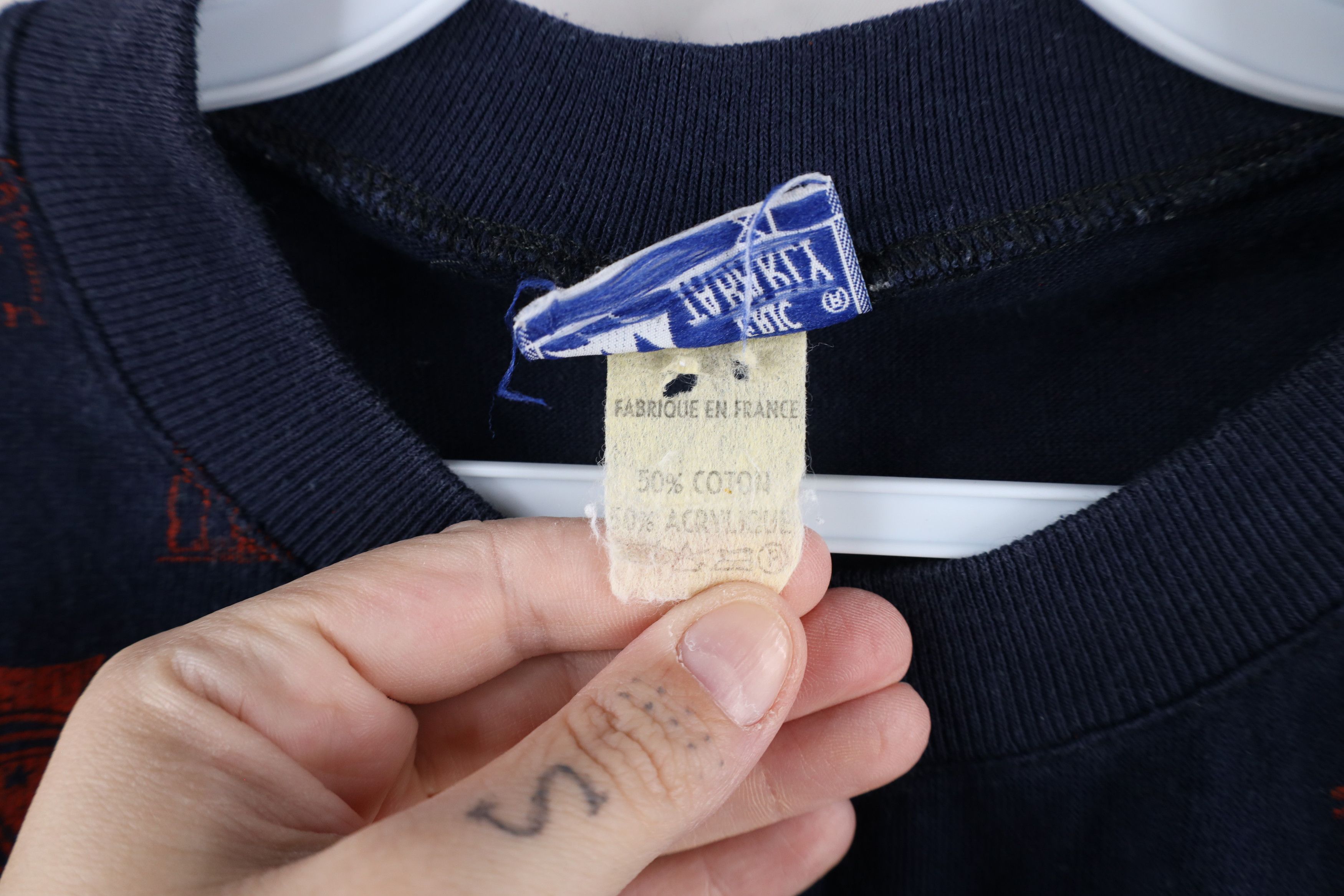 Vintage Vintage 90s Eric Tabarly Sailing All Over Print T-Shirt Size US XL / EU 56 / 4 - 7 Thumbnail