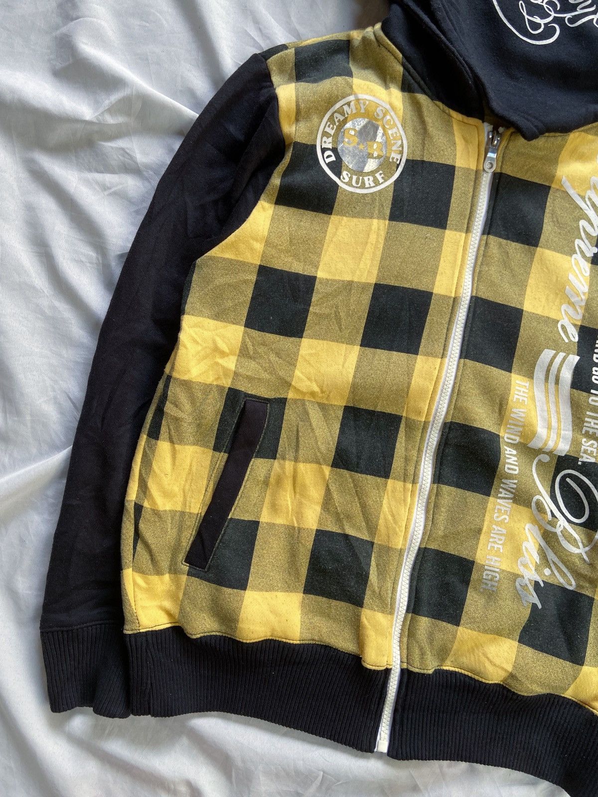 Japanese Brand JAPANESE EXCUSE PLAID ZIP HOODIE hysteric glamour numbernine Size US M / EU 48-50 / 2 - 5 Thumbnail