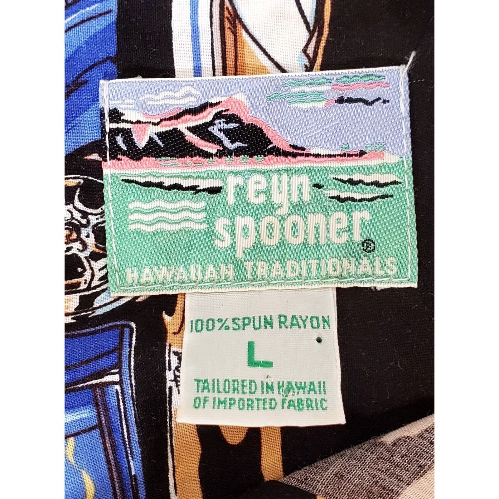 Reyn Spooner Reyn Spooner Shirt Mens L Black Hawaiian Traditionals American Racing Hot Rods Men Size Size US L / EU 52-54 / 3 - 4 Thumbnail