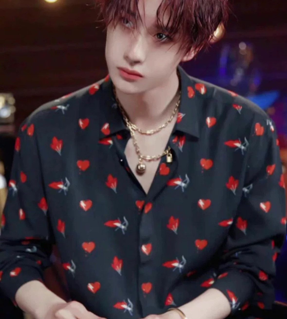 Saint Laurent Paris × Yves Saint Laurent Saint Laurent SLP Authentic Love Red Lips Non Smoking Shirt Size US S / EU 44-46 / 1 - 7 Thumbnail