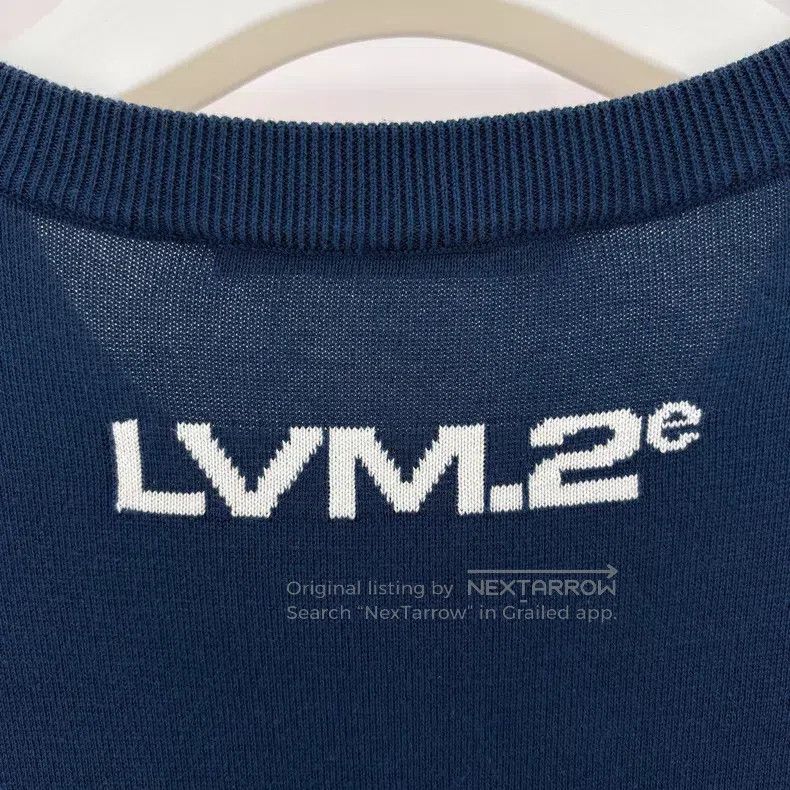 Louis Vuitton Louis Vuitton Blue water drop logo knitted short sleeve Size US XL / EU 56 / 4 - 5 Thumbnail