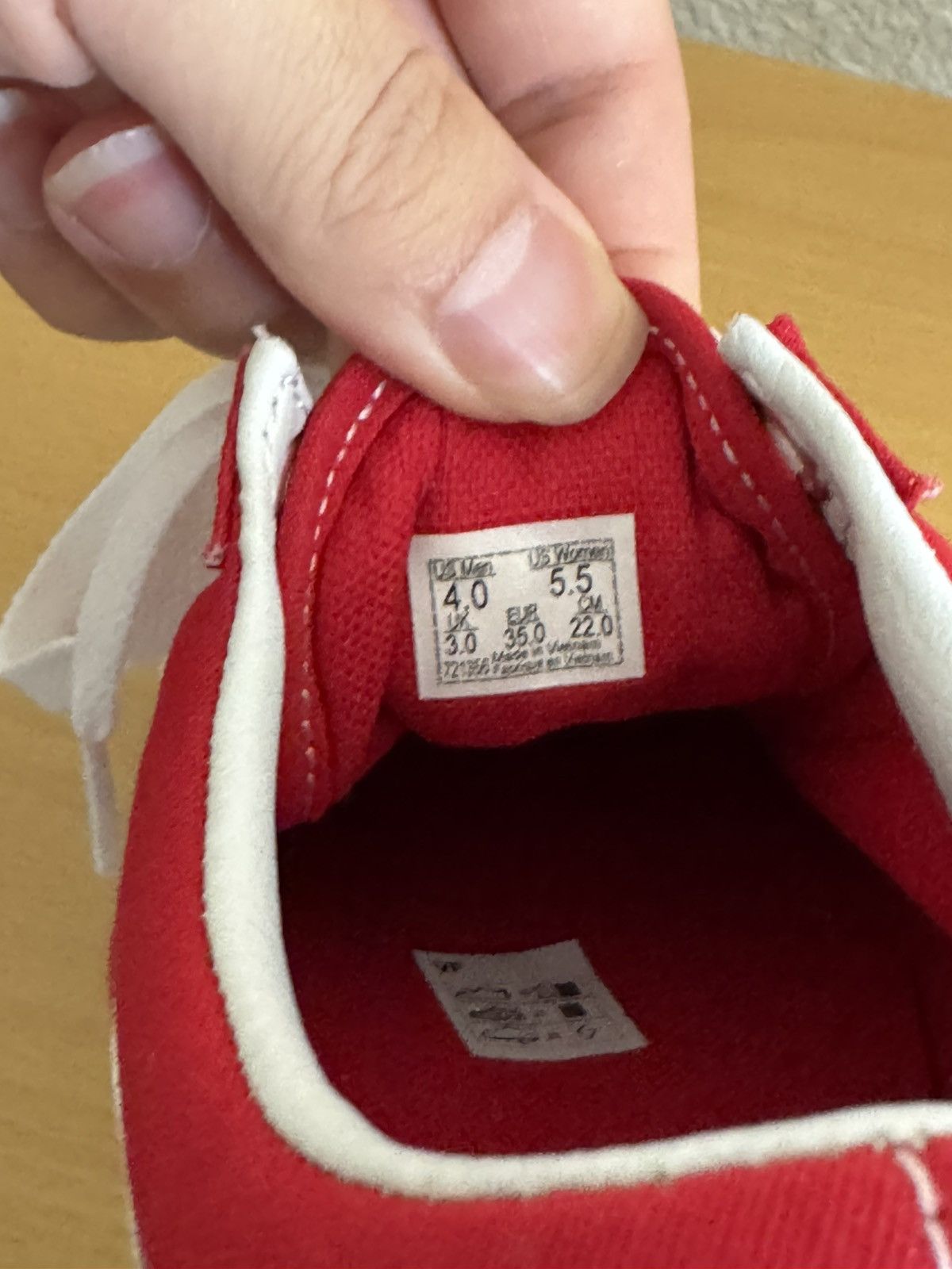 Vans Vans Old School - Red Size US 5.5 / IT 35.5 - 6 Thumbnail