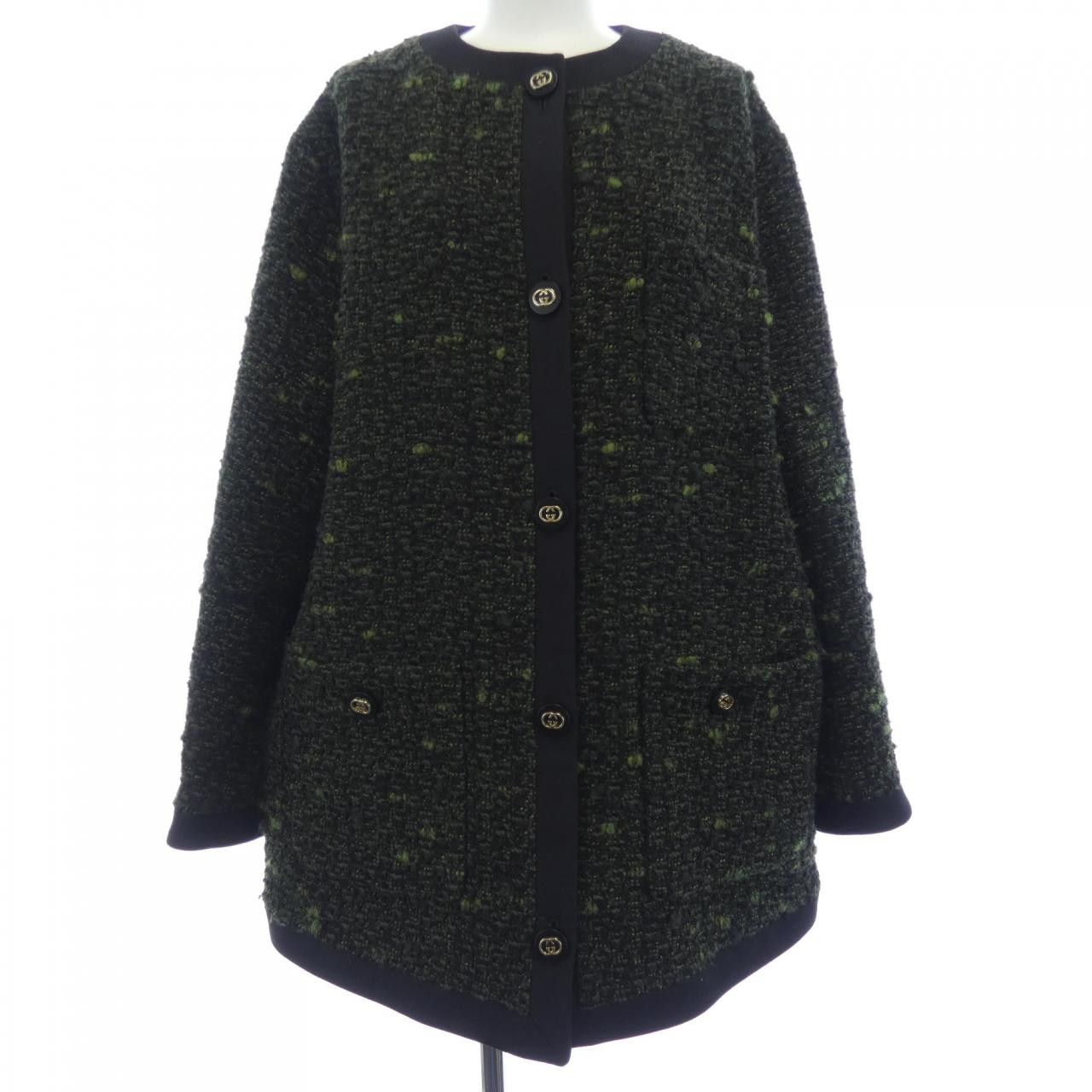 Gucci Gucci Gucci Collarless Jacket Others Outerwear 846394ZAUCL DUTY FREE for USA Size ONE SIZE - 1 Thumbnail