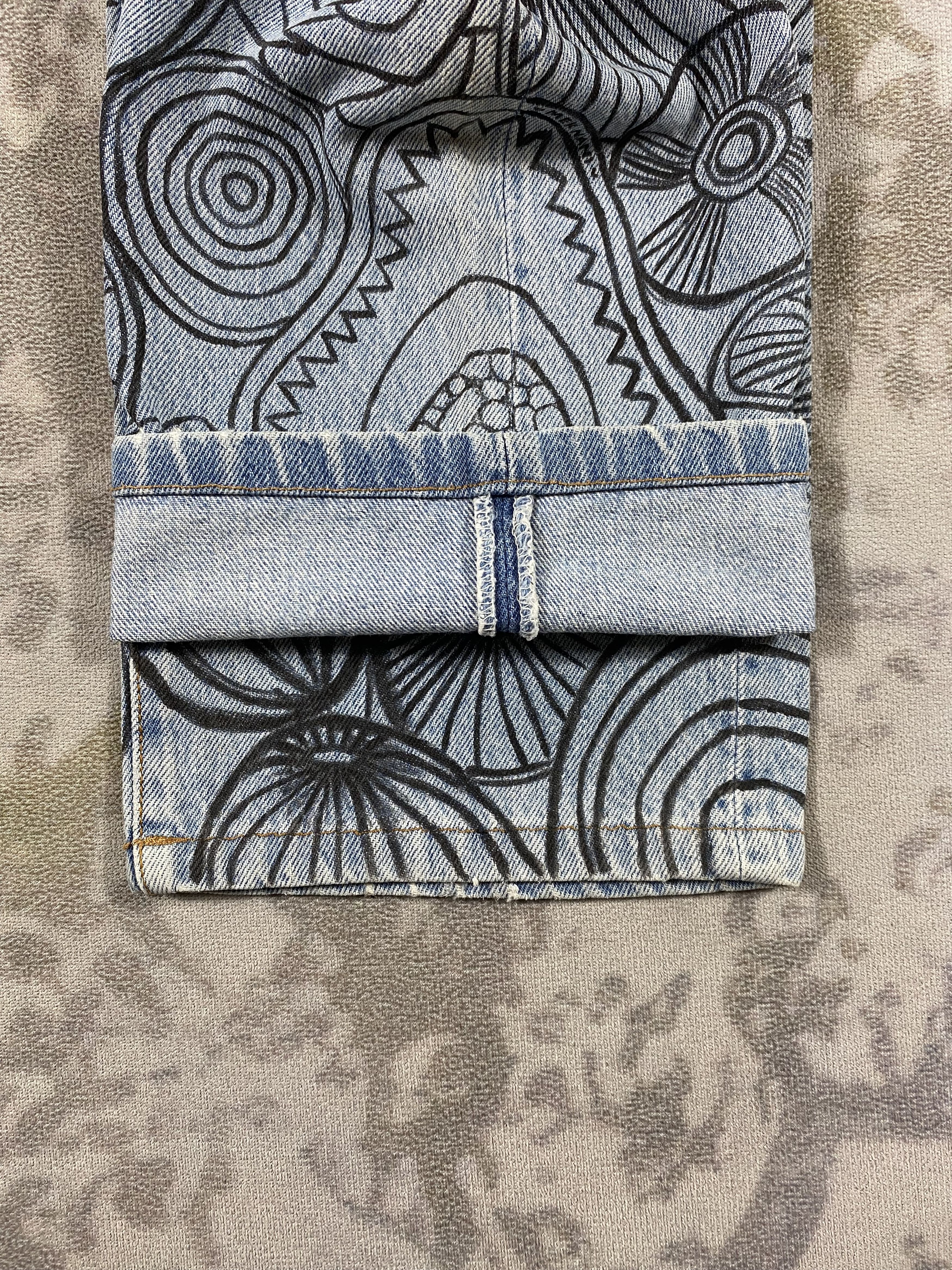 Levi's Vintage Levi's 501 Custom Jeans 28x30 Denim-JN3959 Size US 28 / EU 44 - 13 Thumbnail