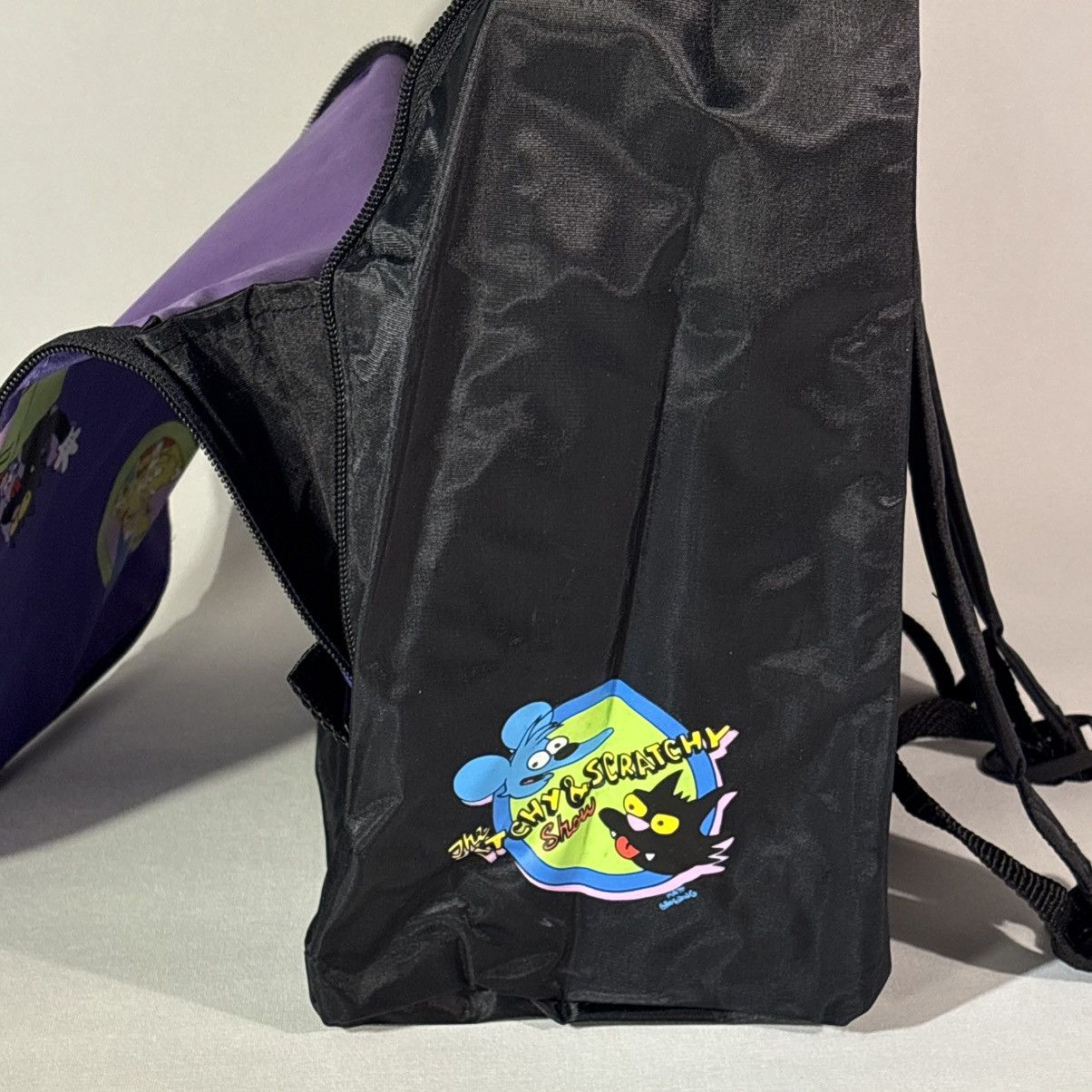 Vintage Vintage 90s Simpsons Bags Itchy & Scratchy Kidz Biz Backpack Size ONE SIZE - 13 Thumbnail
