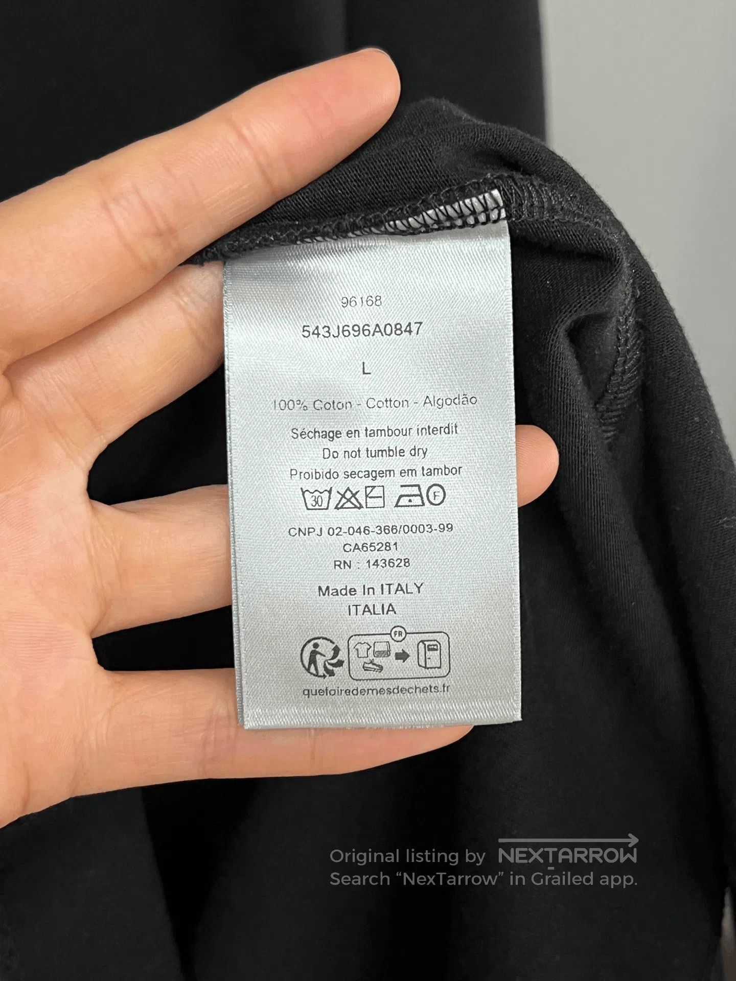 Dior Dior New Slogan Short-Sleeve T-Shirt. Size US L / EU 52-54 / 3 - 4 Thumbnail