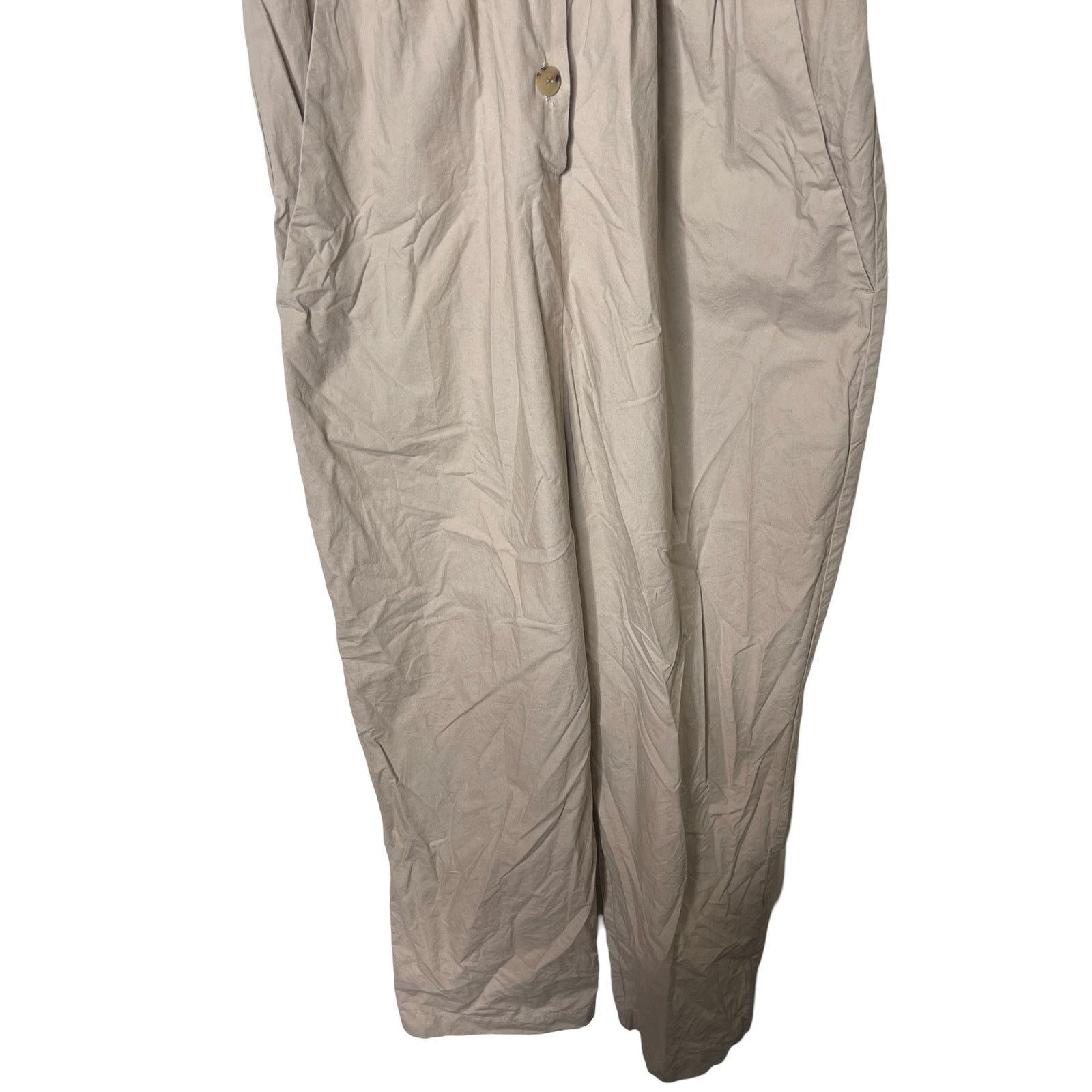 Other Masscob Poplin Puff-Sleeve Jumpsuit - Nudeflesh sz 36 US S Size 26" / US 2 / IT 38 - 5 Thumbnail