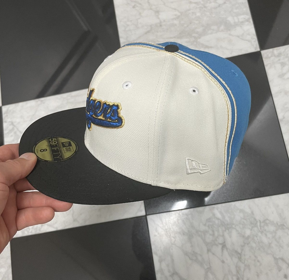 New Era 🔥 Exclusive Rare Ohtani Dodgers fitted size 8 Size ONE SIZE - 4 Thumbnail