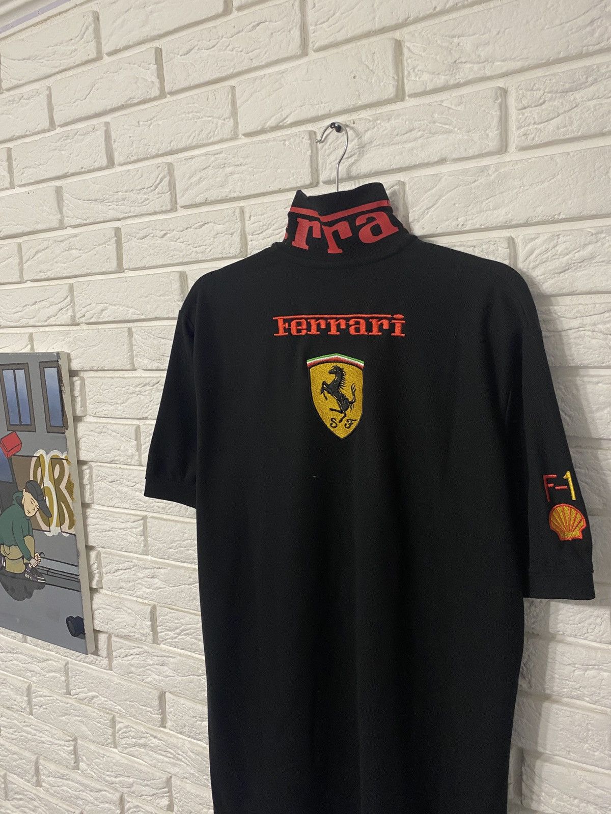 Ferrari × Formula 1 Vintage Ferrari Michael Schumacher Polo Shirt Y2K 90s Size US XL / EU 56 / 4 - 2 Thumbnail