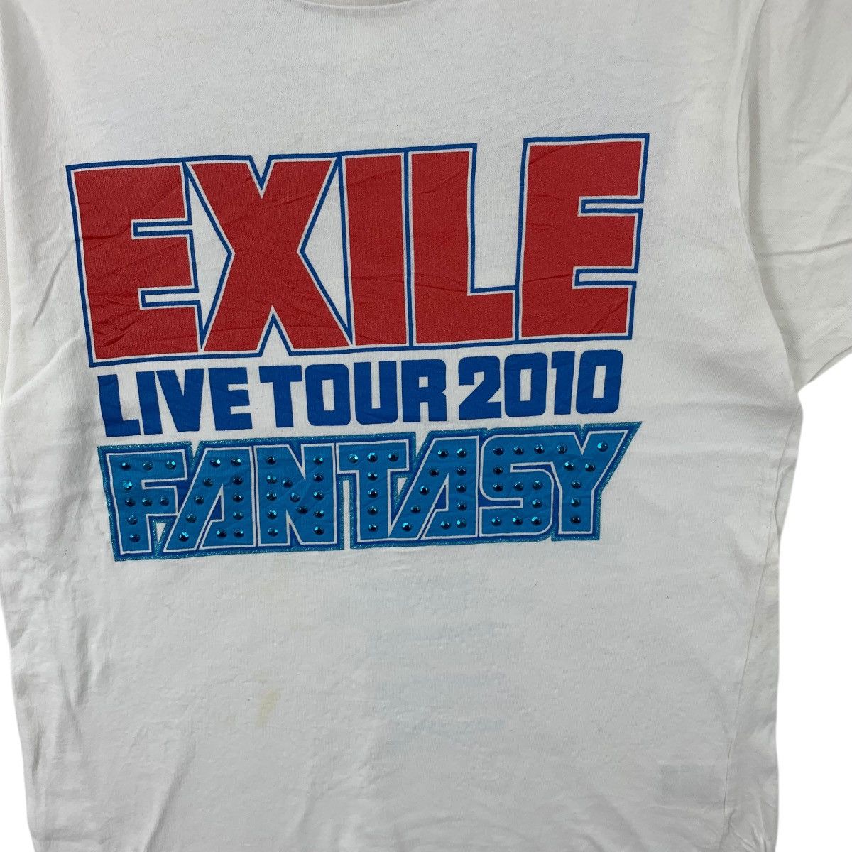 Band Tees EXILE FANTASY 2010 LIVE Tour Japan Idol Band Tee Shirt Top Size US M / EU 48-50 / 2 - 3 Thumbnail