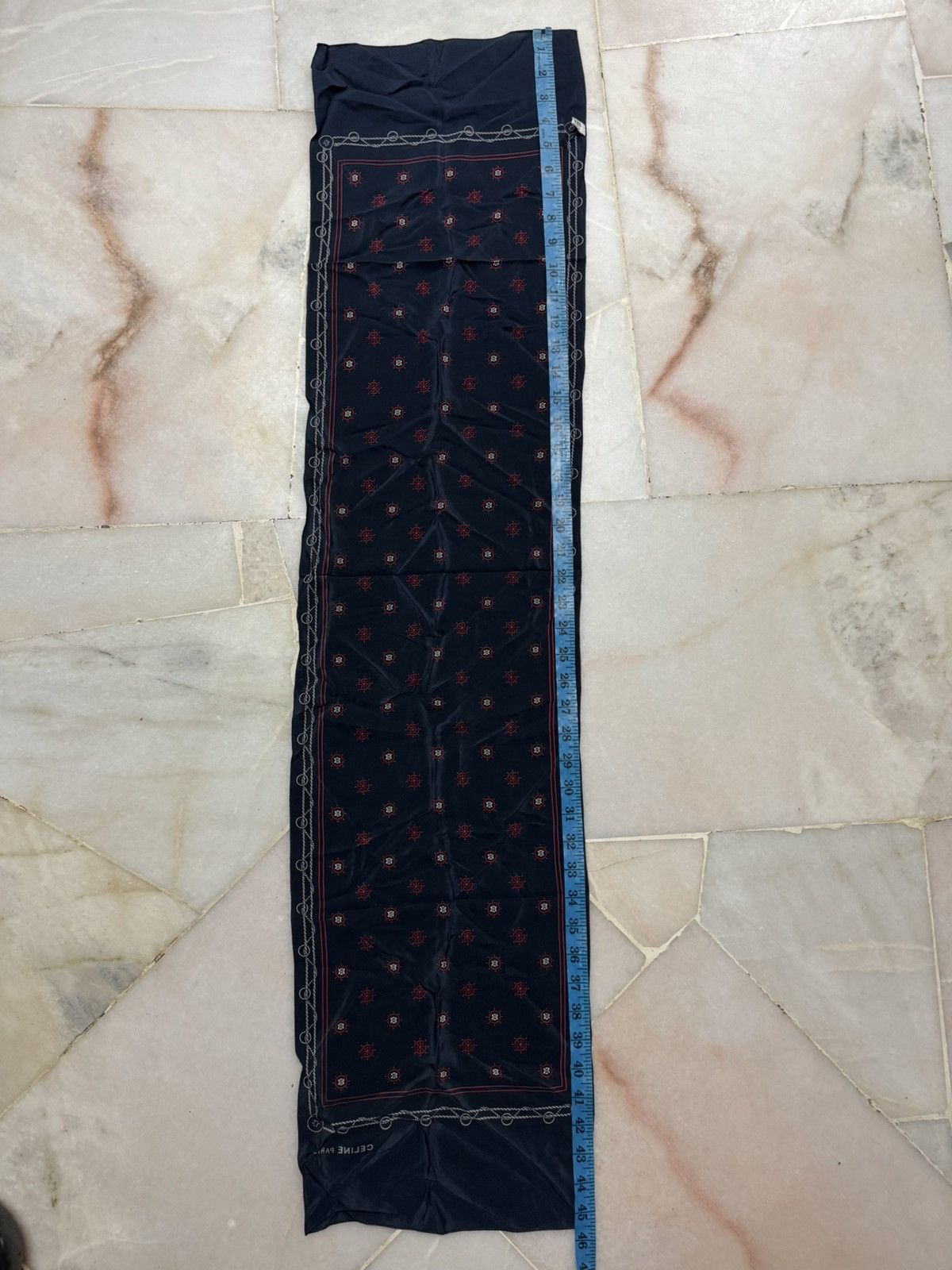 Celine CELINE PARIS PURE SOIE LONG SCARF Size ONE SIZE - 12 Thumbnail