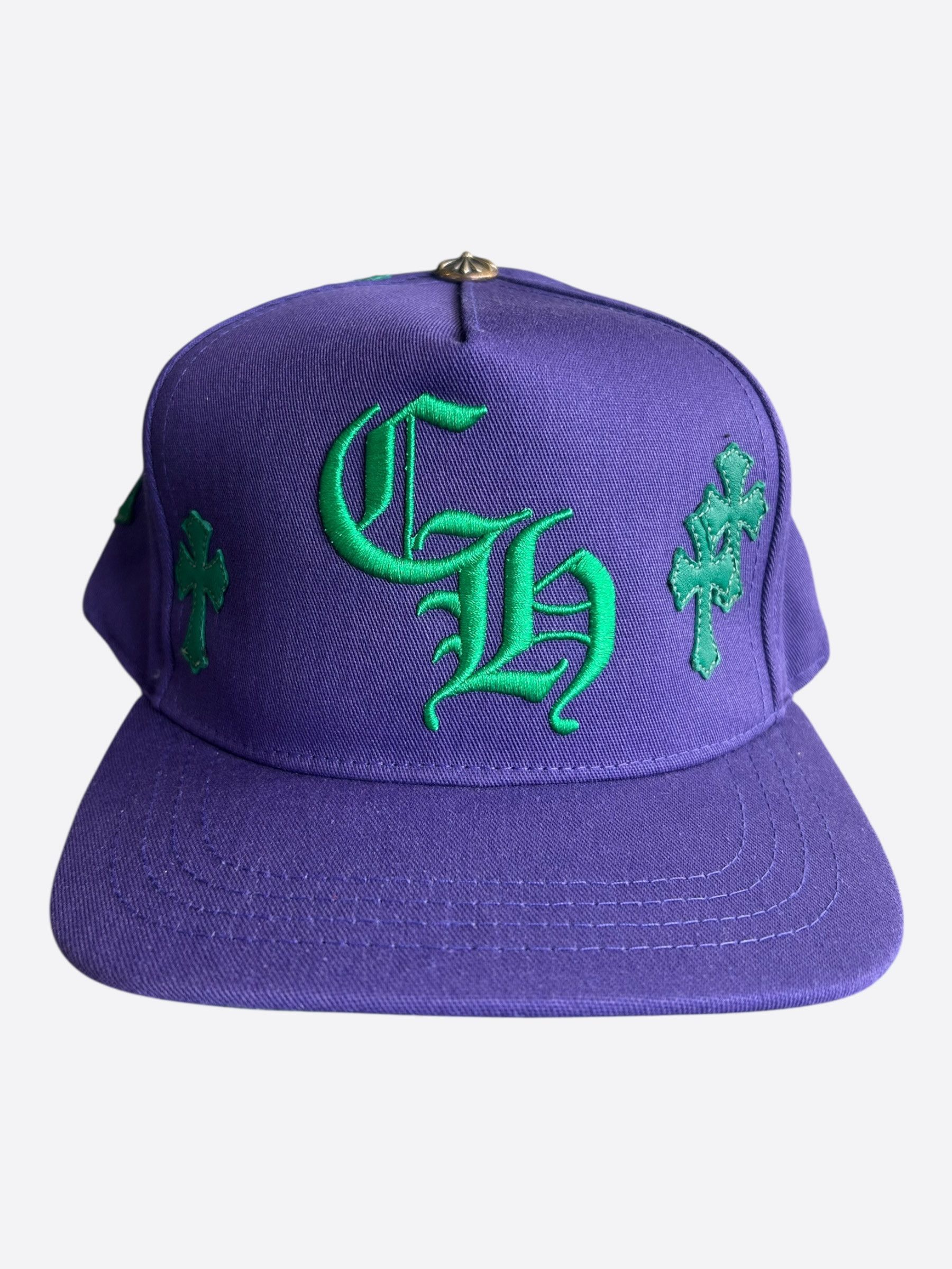 Chrome Hearts Chrome Hearts Purple & Green Cross Patch Hat Size ONE SIZE - 1 Thumbnail