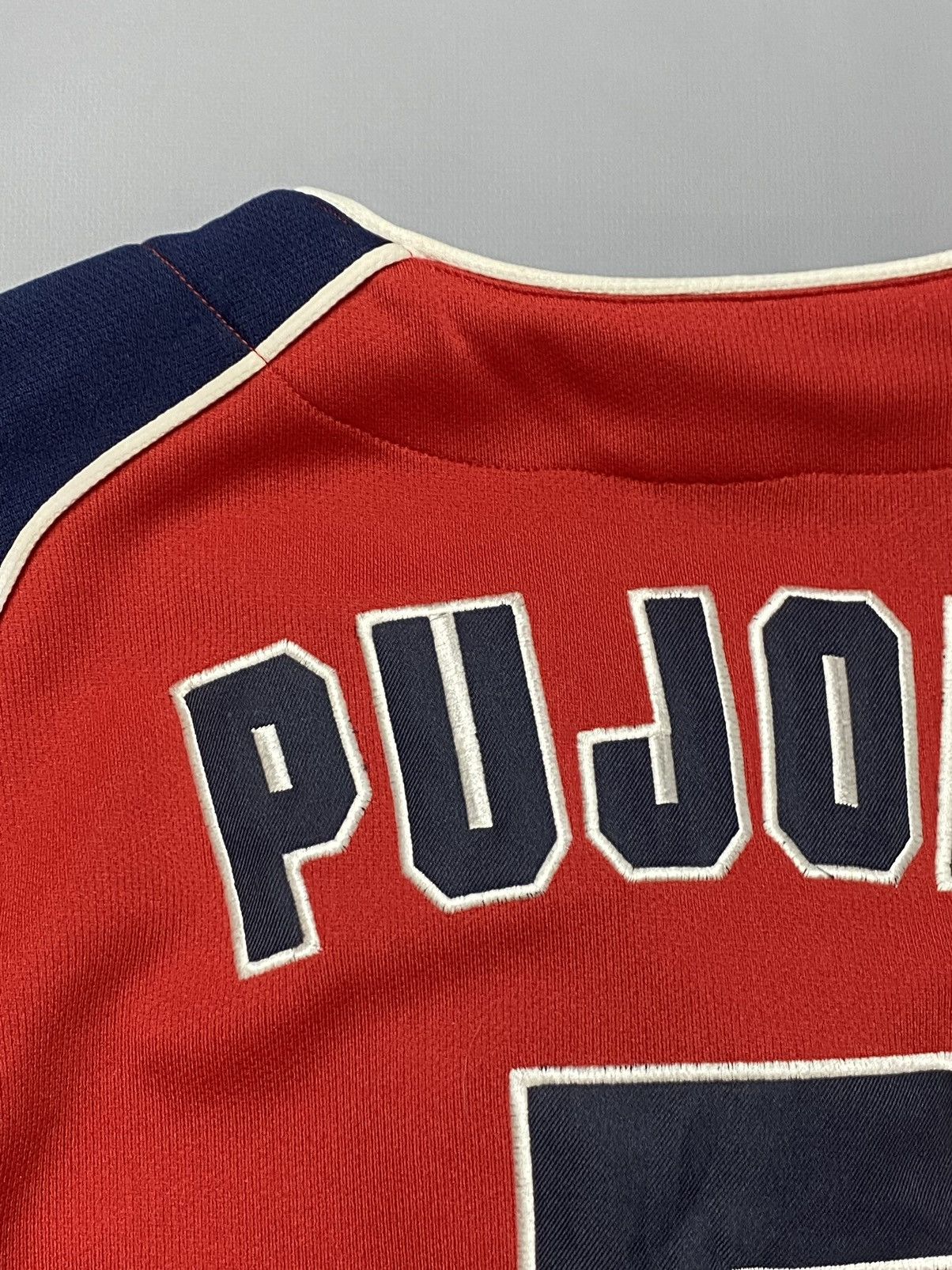 Majestic Albert Pujols St Louis Cardinals Jersey Size True XS/S MLB Size US L / EU 52-54 / 3 - 6 Thumbnail