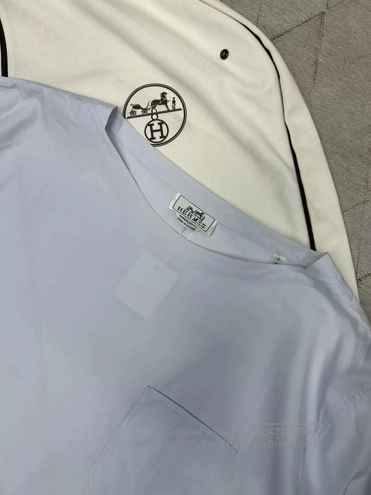 Hermes Hermes Spring Summer New Pullover Shirt Jacket. Size US L / EU 52-54 / 3 - 2 Thumbnail