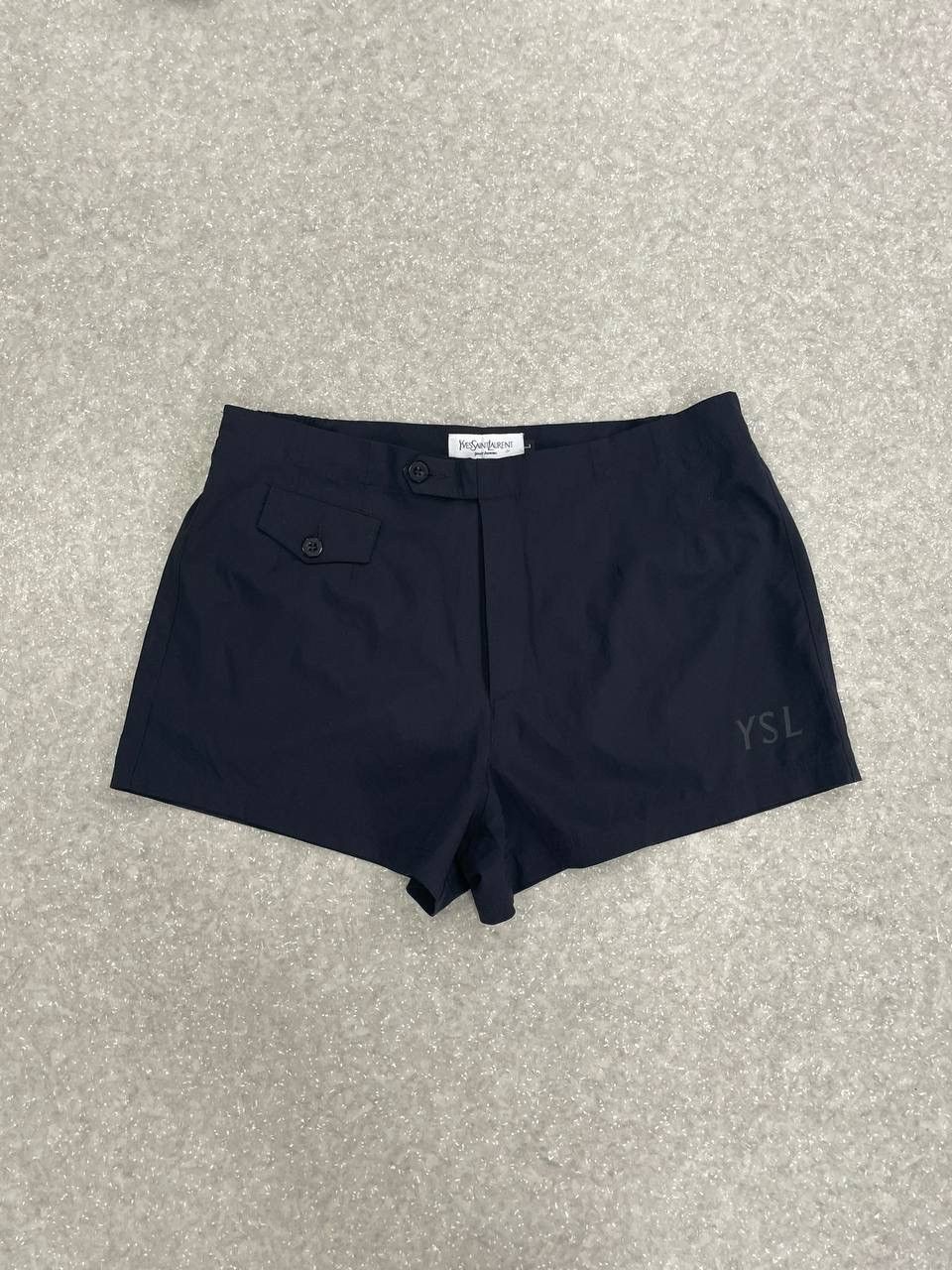 Saint Laurent Paris YSL Shorts L Size 34" / US 12 / IT 48 - 1 Thumbnail