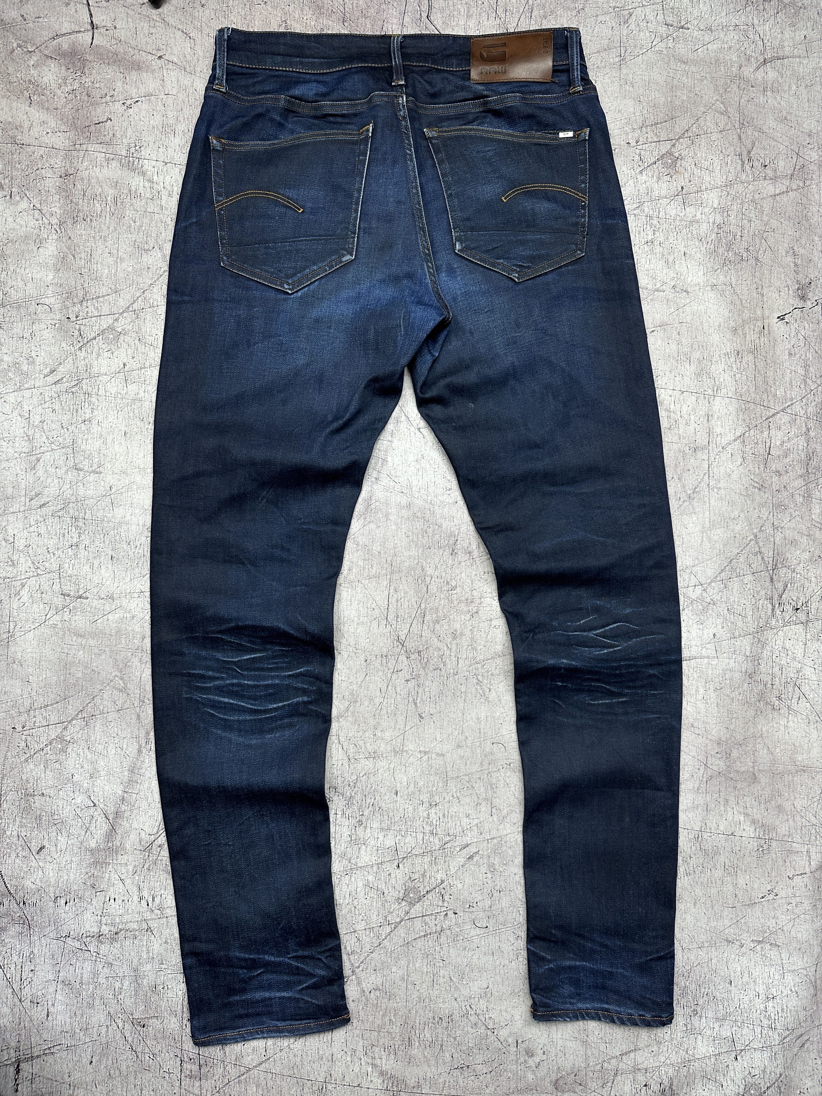 G-Star G Star Raw Mens 3301 Slim Denim Pants Jeans Size US 32 / EU 48 - 7 Thumbnail