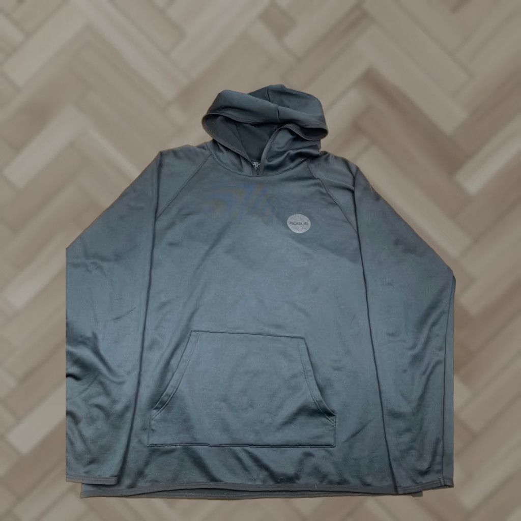 Vintage Rogue Fitness Hoodie Mens Large Black Activewear Hooded Sweatshirt Regular Fit Pullover Size US L / EU 52-54 / 3 - 1 Thumbnail