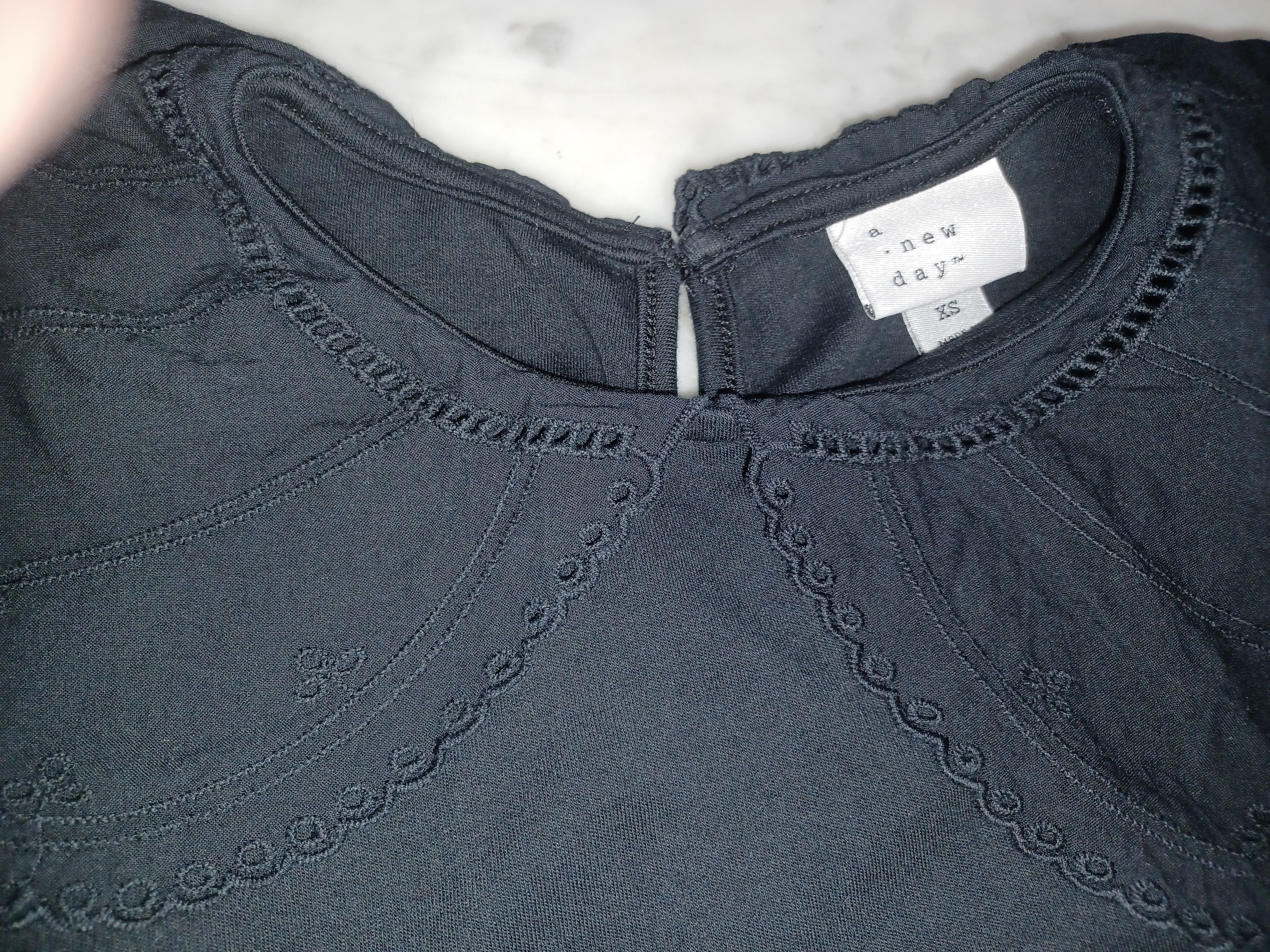 Other A New Day Women's Sleeveless Top XS Black Size XS / US 0-2 / IT 36-38 - 2 Thumbnail