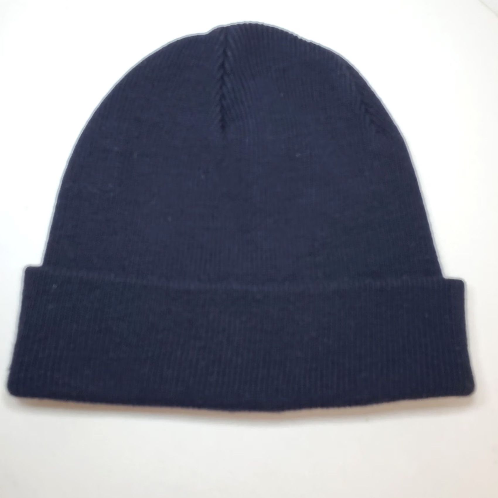 Carhartt Carhartt Hat Beanie Knit Acrylic Black OS Patch Logo Foldover Mens Size ONE SIZE - 3 Thumbnail