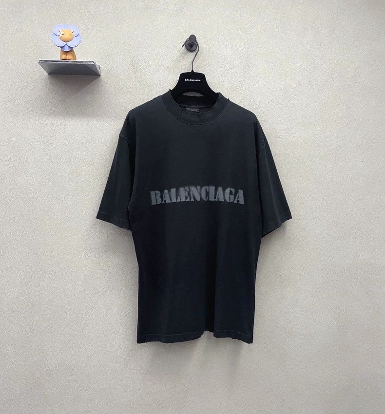 Balenciaga Balenciaga Alphabet Printed Round Neck Loose Short Sleeve Size US XS / EU 42 / 0 - 1 Thumbnail