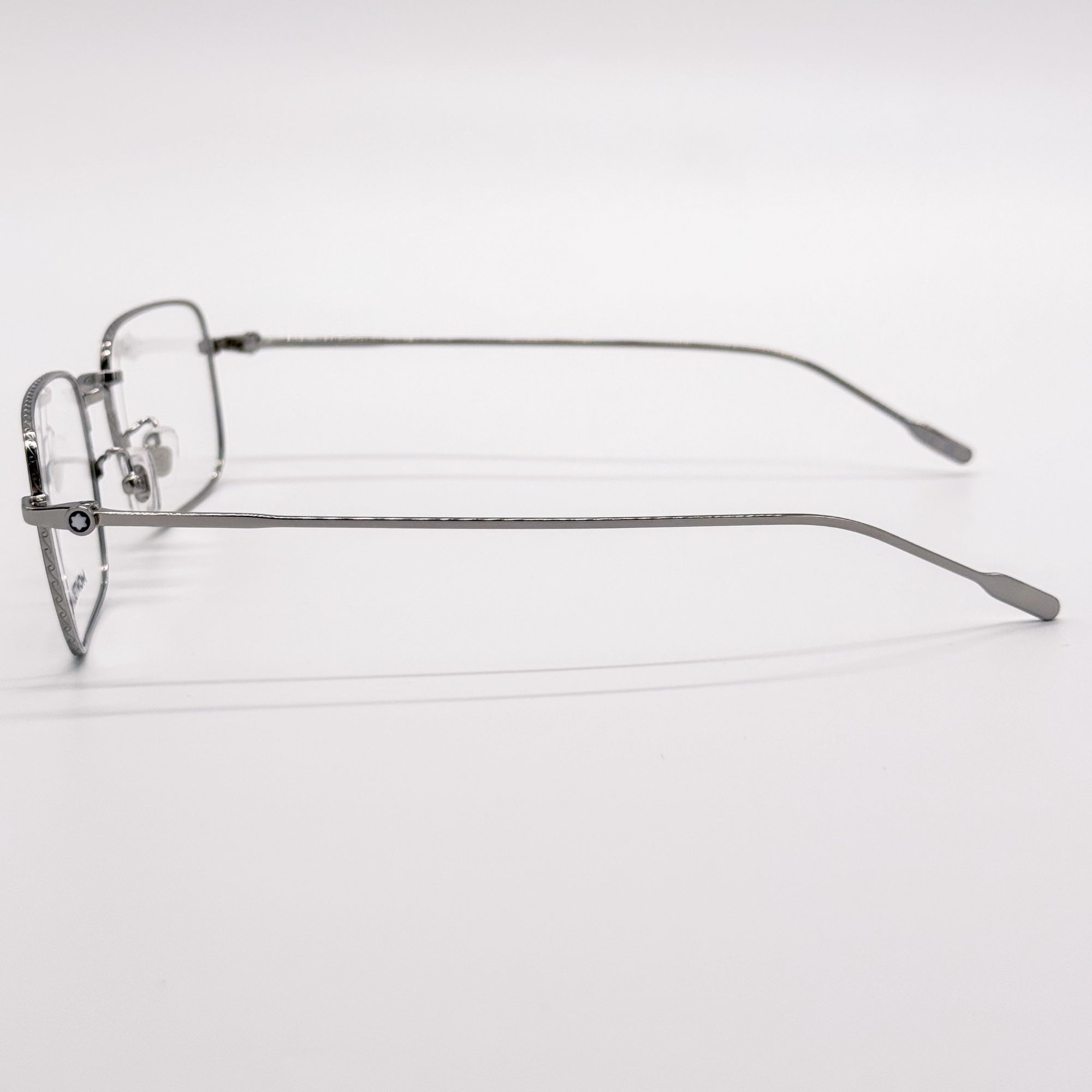 Montblanc NEW MONTBLANC EYEGLASSES MB0212O 005 SILVER MEN EYEWEAR Size ONE SIZE - 5 Thumbnail