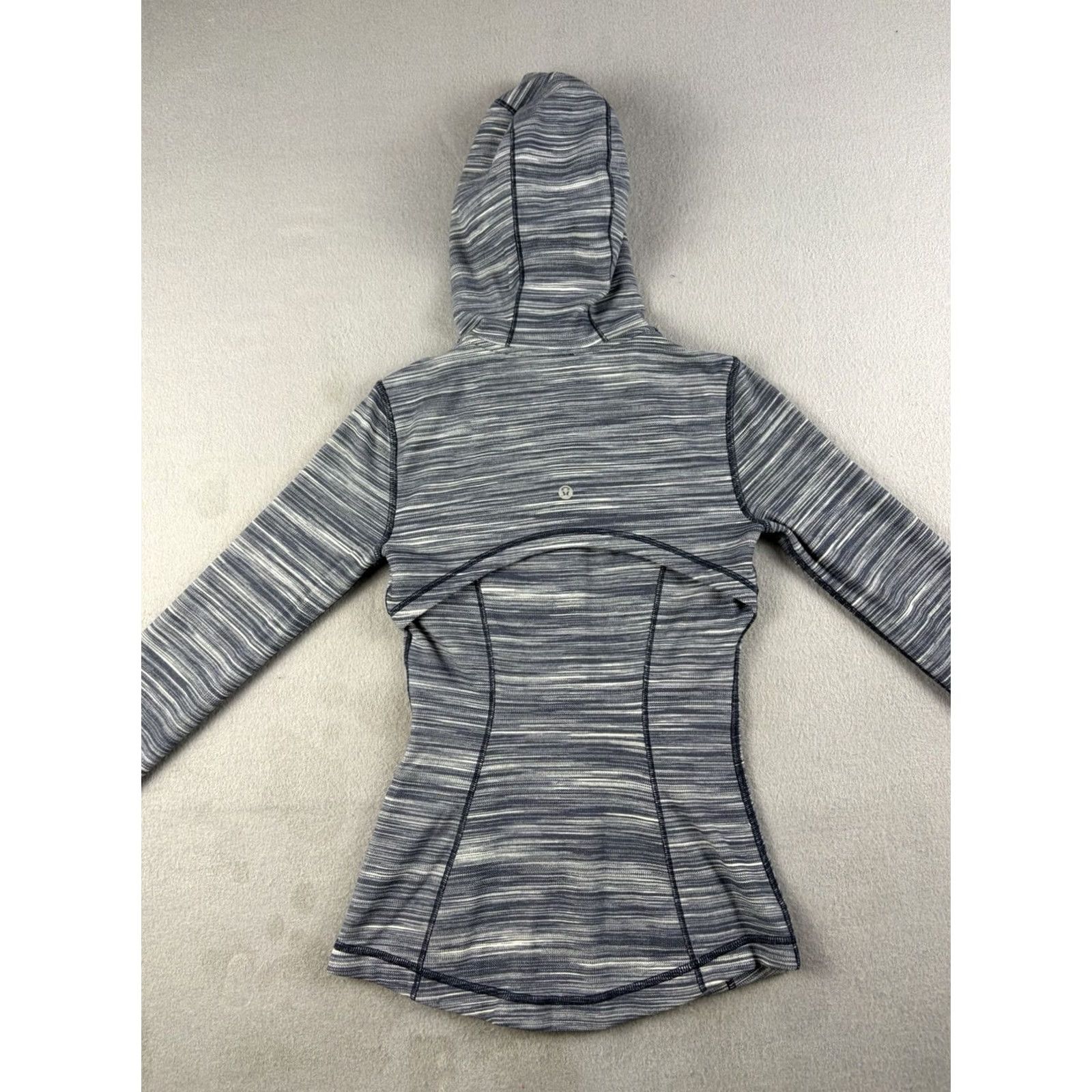 Lululemon Lululemon Define Jacket Women’s S Striped Full Zip Hoodie Polyester Blend Multicolor Mid-Length Activewear Womens Size S / US 4 / IT 40 - 4 Thumbnail