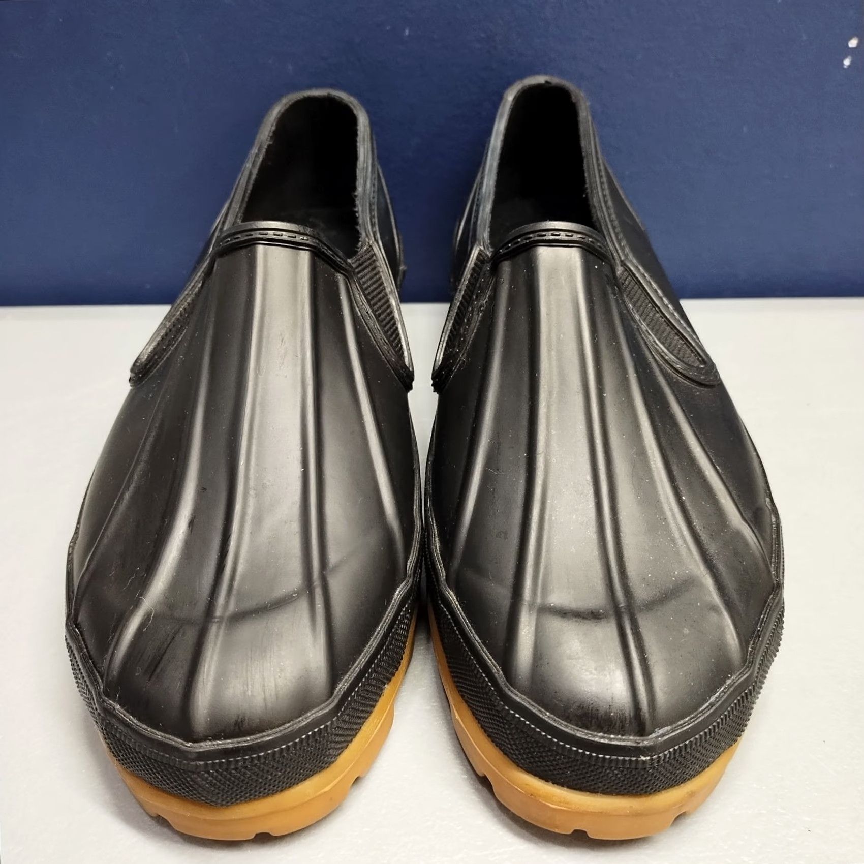 Vintage Woodstock Boots Womens Size 7M Black Rubber Sole Slip On Comfort Steel Shank Bootie Size US 7 / IT 37 - 2 Thumbnail