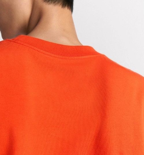 Dior × Kaws o1w1db11025 513J201 Relaxed Fit T-Shirt in Orange/Red Size US L / EU 52-54 / 3 - 5 Thumbnail