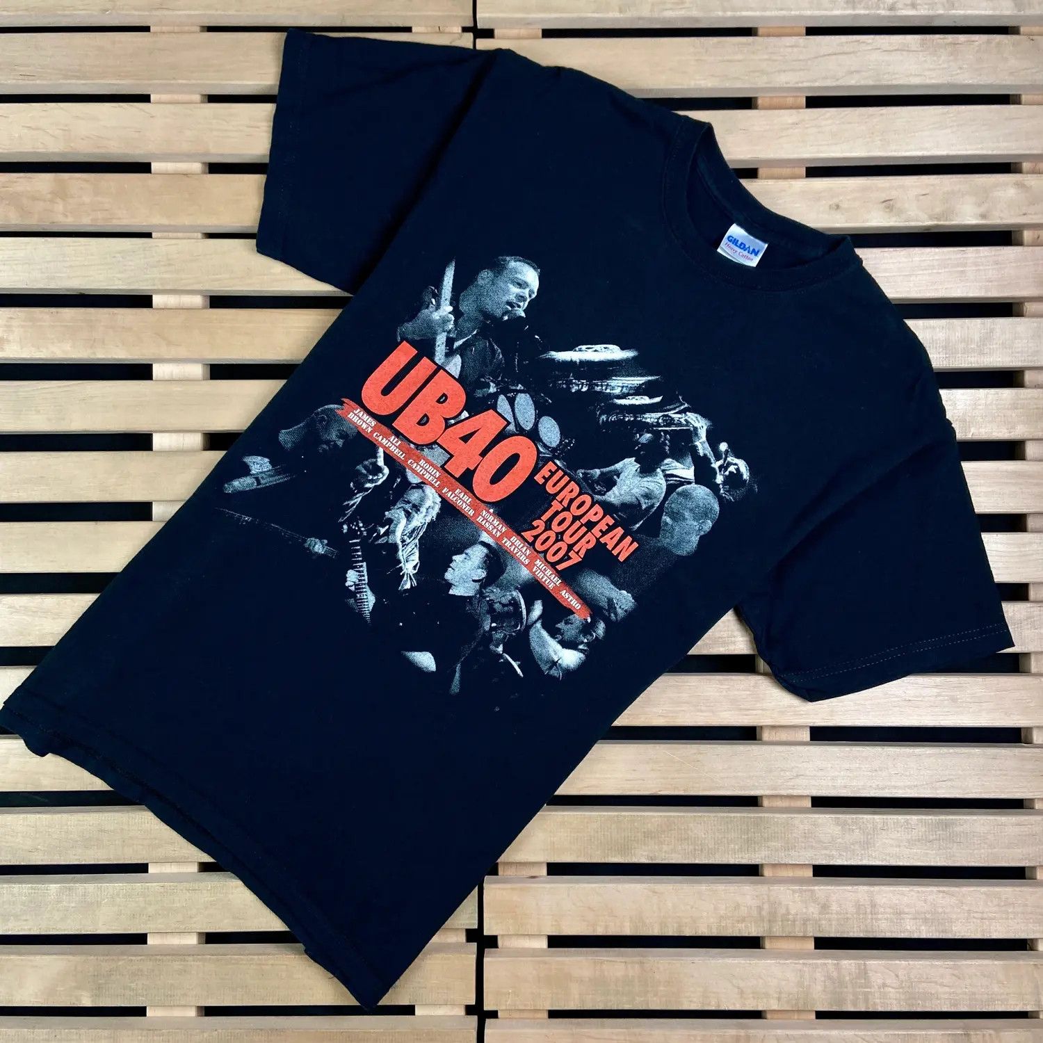 Band Tees × Vintage Mens Vintage T Shirt UB40 European Tour 2007 Size M Size US M / EU 48-50 / 2 - 1 Thumbnail