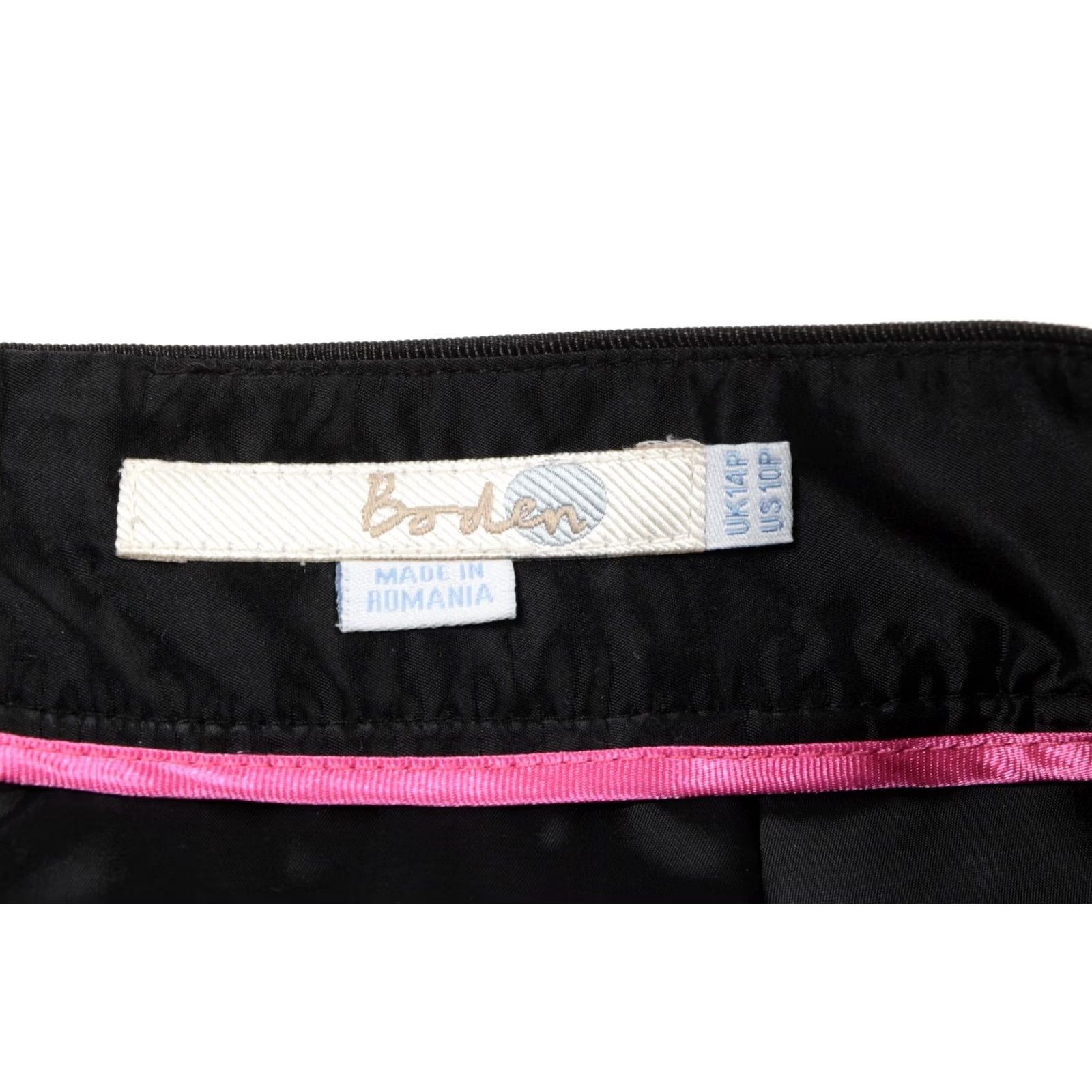 Boden Boden Skirt Womens 10P Black Gray Wool Alpaca A-Line Short Lined Vintage: No Size 32" / US 10 / IT 46 - 4 Thumbnail