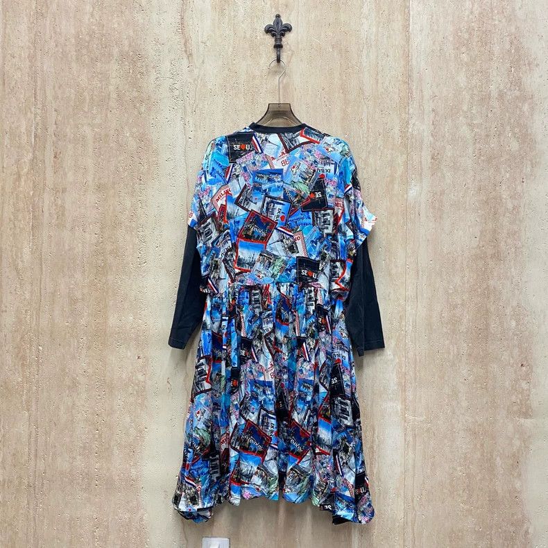 Balenciaga Balenciaga City series fake two-piece dress Size S / US 4 / IT 40 - 2 Thumbnail