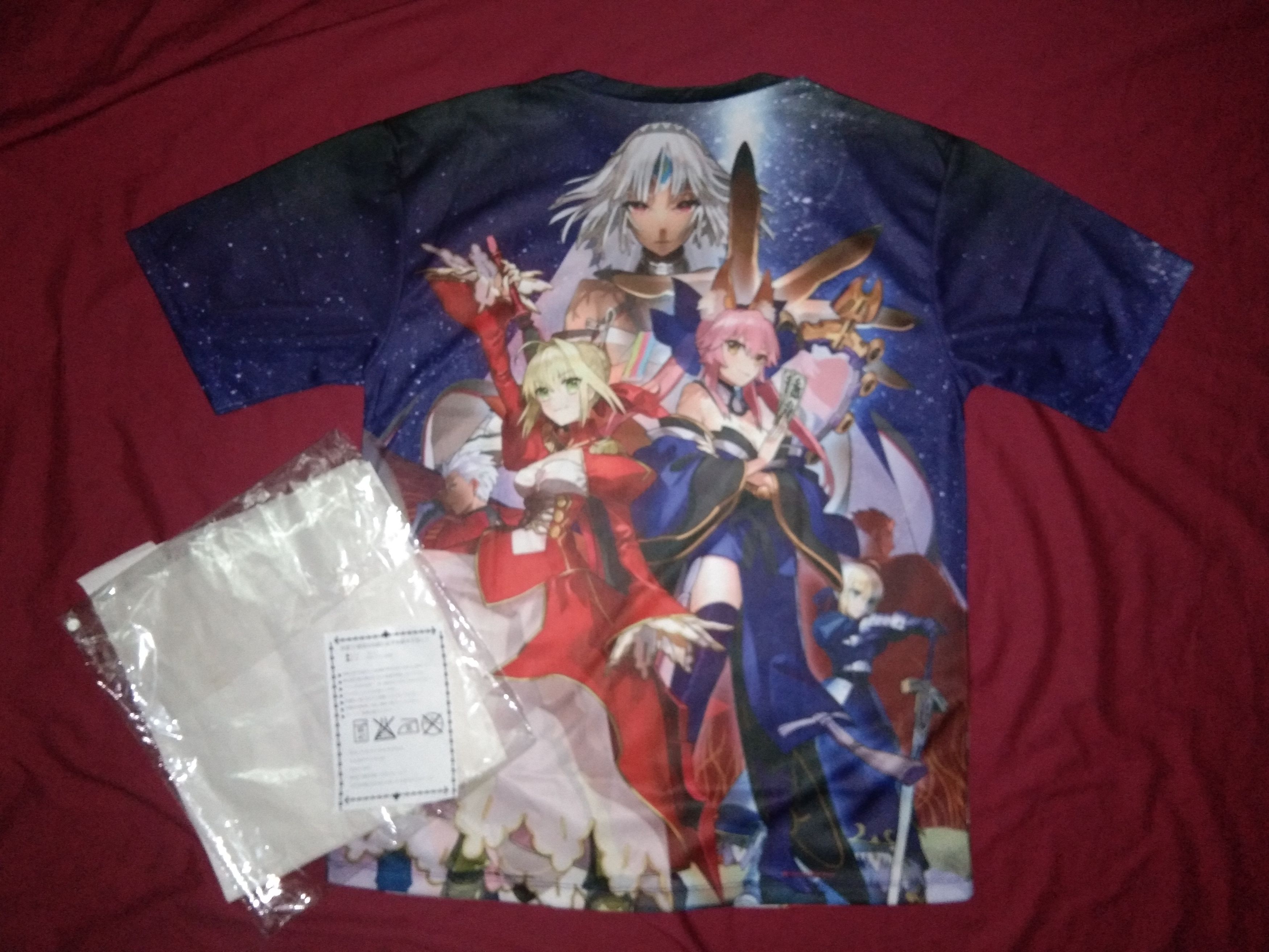 Japanese Brand NEW Fate / Extella AOP tshirt promo game anime Made in Japan Size US M / EU 48-50 / 2 - 3 Thumbnail