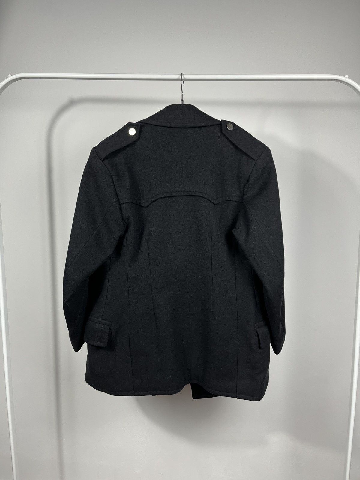 Other Vintage Heavy Wool Jacket Double Breasted Black Size US S / EU 44-46 / 1 - 14 Thumbnail