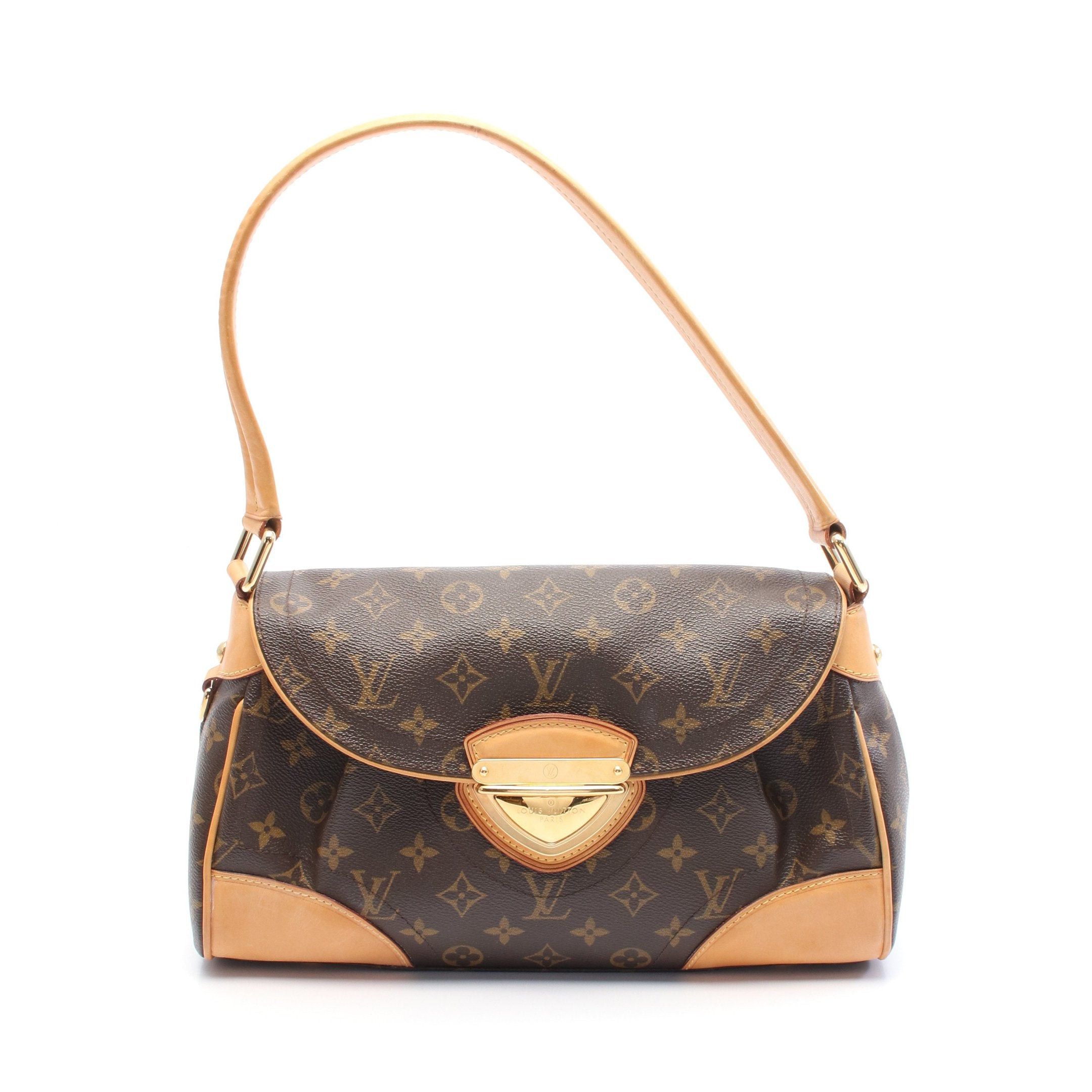 Louis Vuitton Louis Vuitton Beverly Mm Monogram Shoulder Bag Leather Brown Size ONE SIZE - 1 Thumbnail