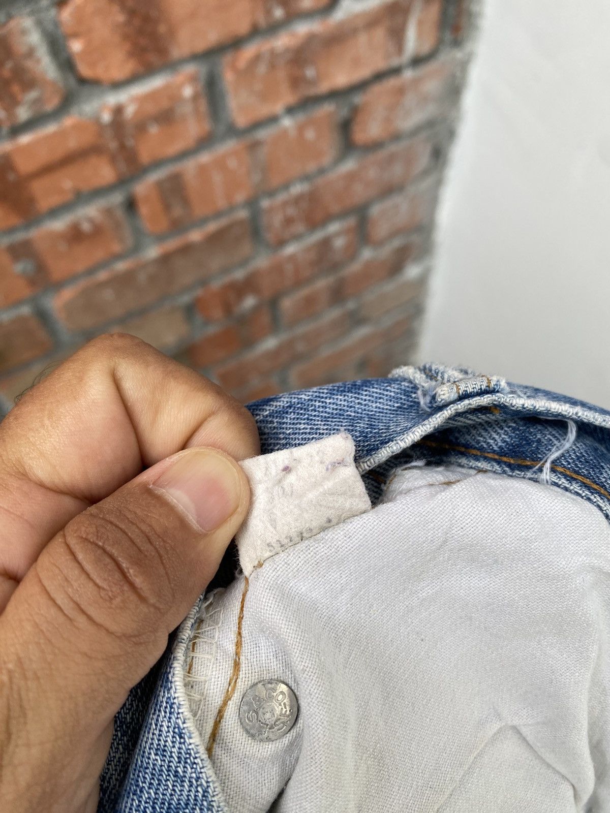Levi's Vintage Clothing W28x30 Vintage levi's 501 distressed repaired redline USA Size US 28 / EU 44 - 9 Thumbnail