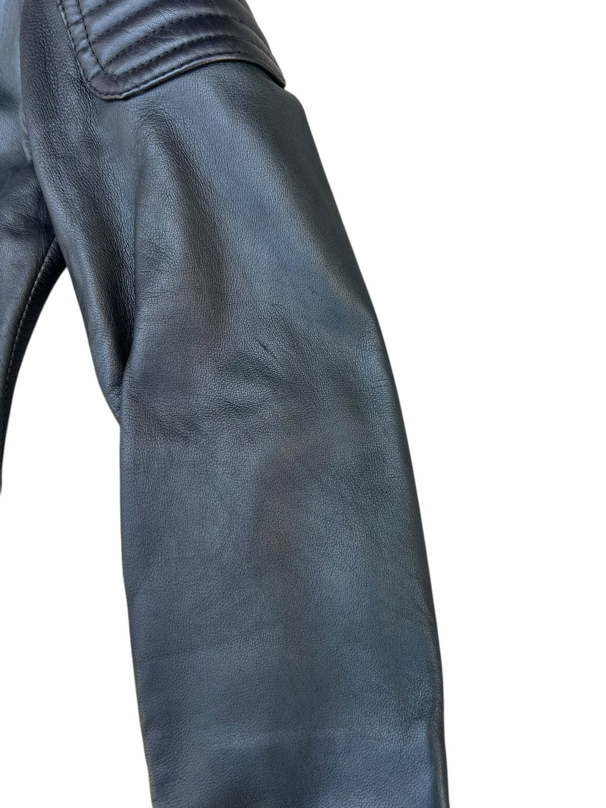 Leather Unknown Brand High Quality Napa Leather Padded Crop Jacket Size US XS / EU 42 / 0 - 10 Thumbnail