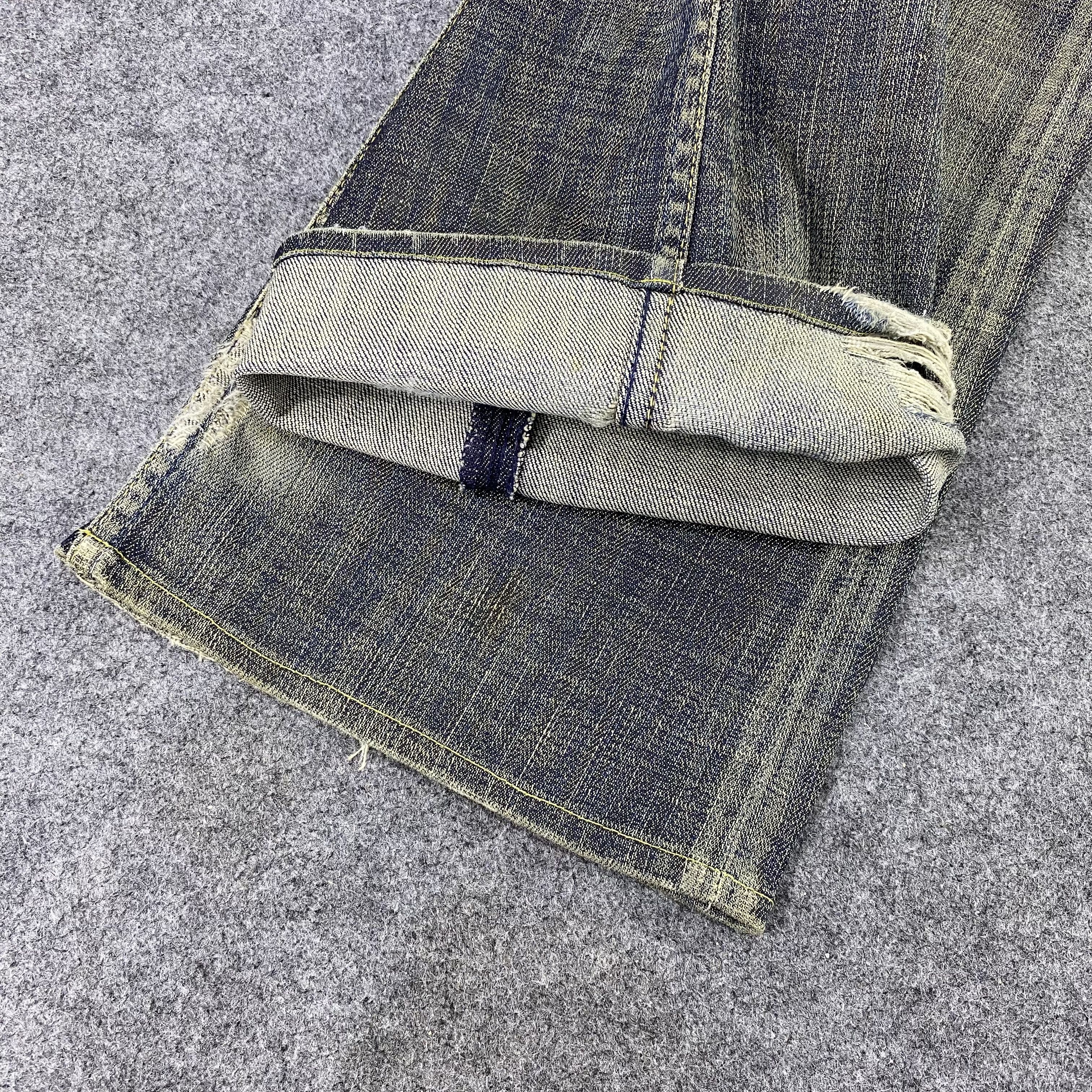 Jean × Vintage Vintage 575 Rusty FLARE Denim Faded Jeans-J1162 Size US 32 / EU 48 - 13 Thumbnail