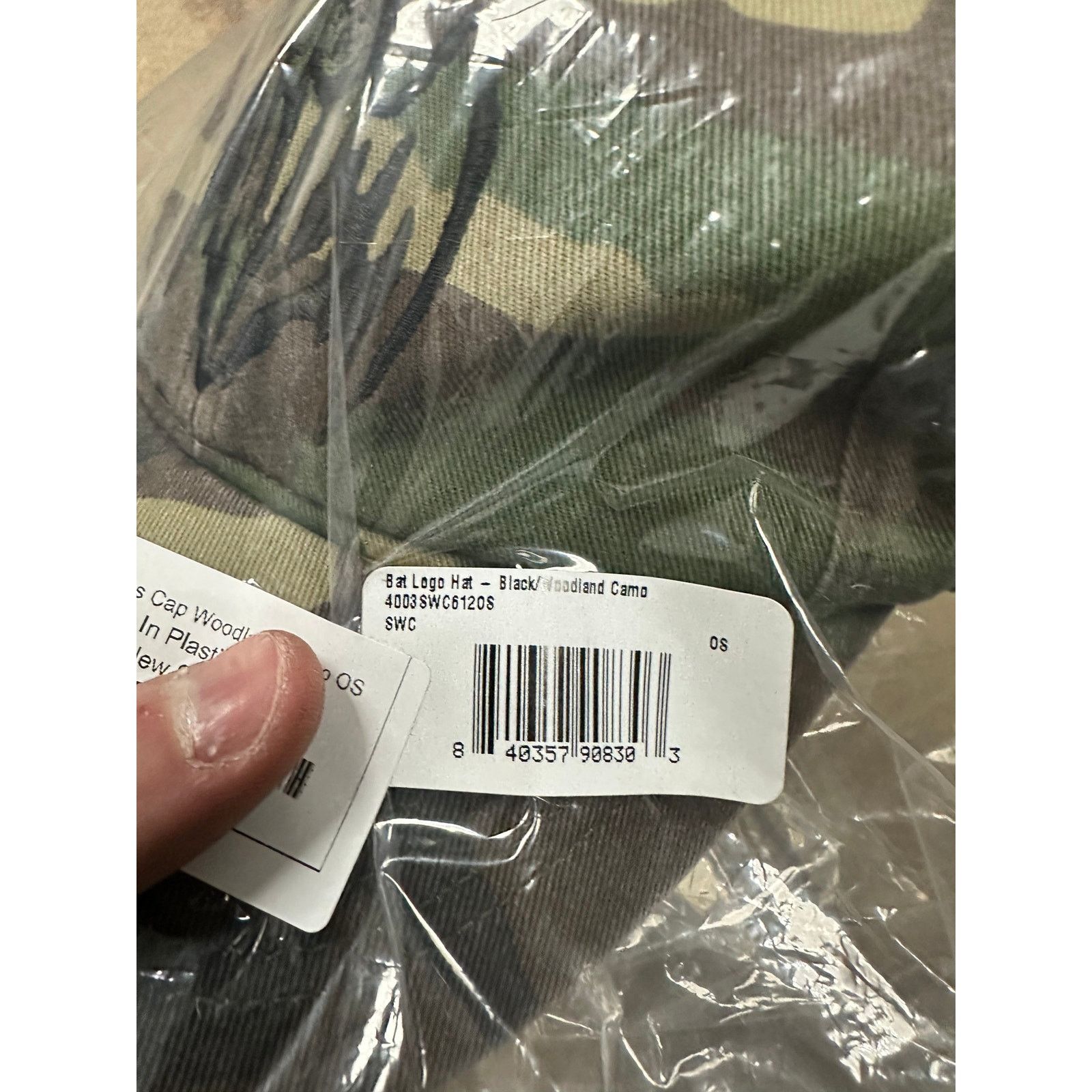 Warren Lotas Warren Lotas Cap Woodland Camo New OS In Plastic Size ONE SIZE - 4 Thumbnail