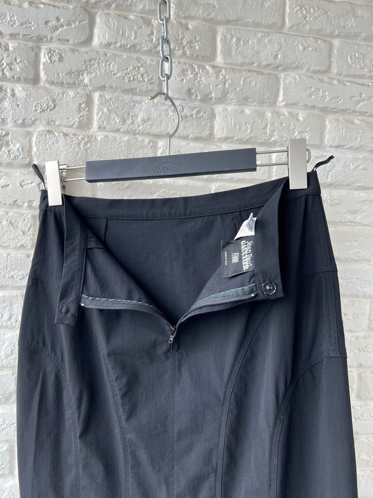 Jean Paul Gaultier Jean Paul Gaultier JPG Black Skirt Size 30" / US 8 / IT 44 - 4 Thumbnail